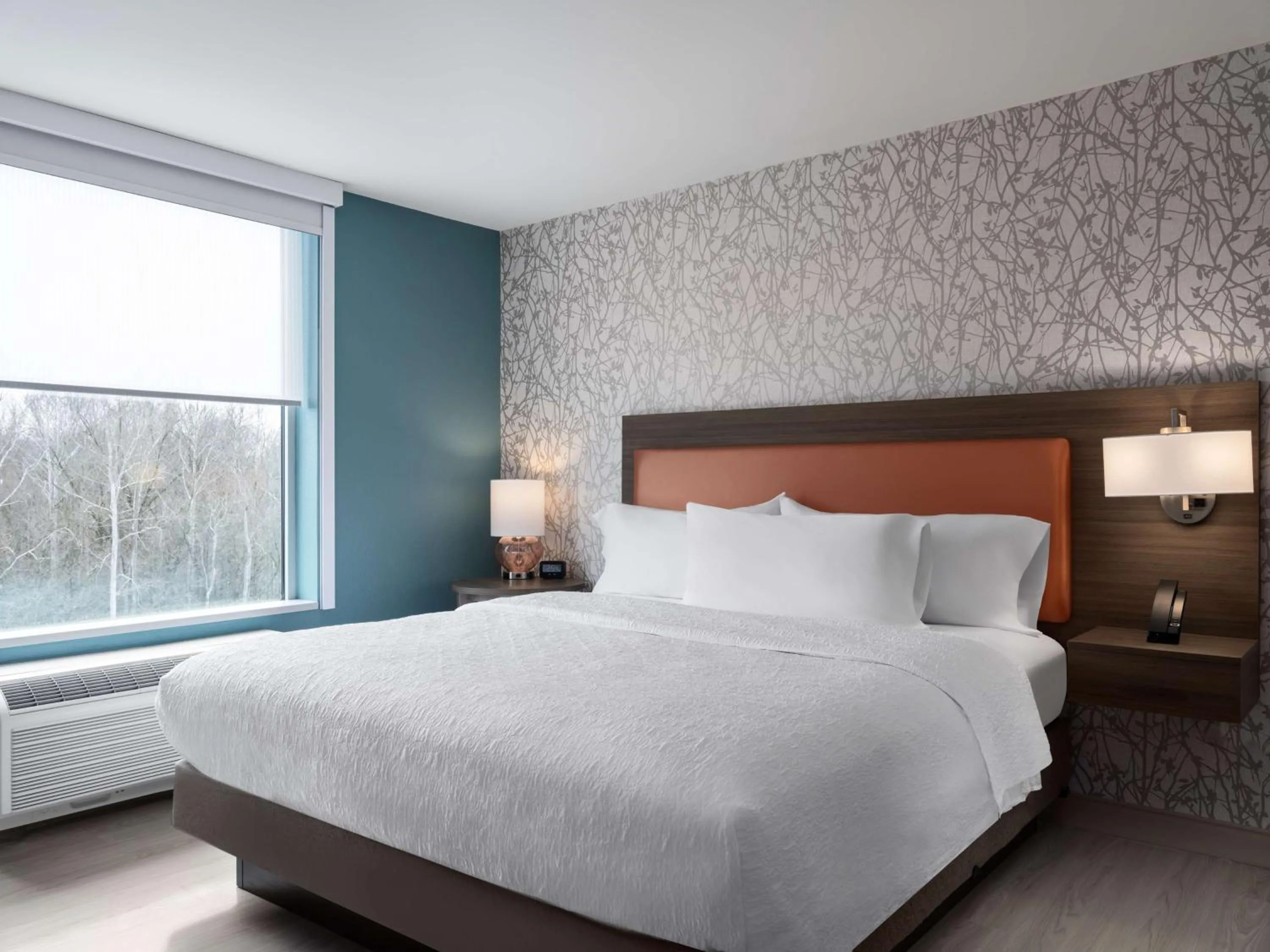 Bed in Home2 Suites By Hilton Brownsburg