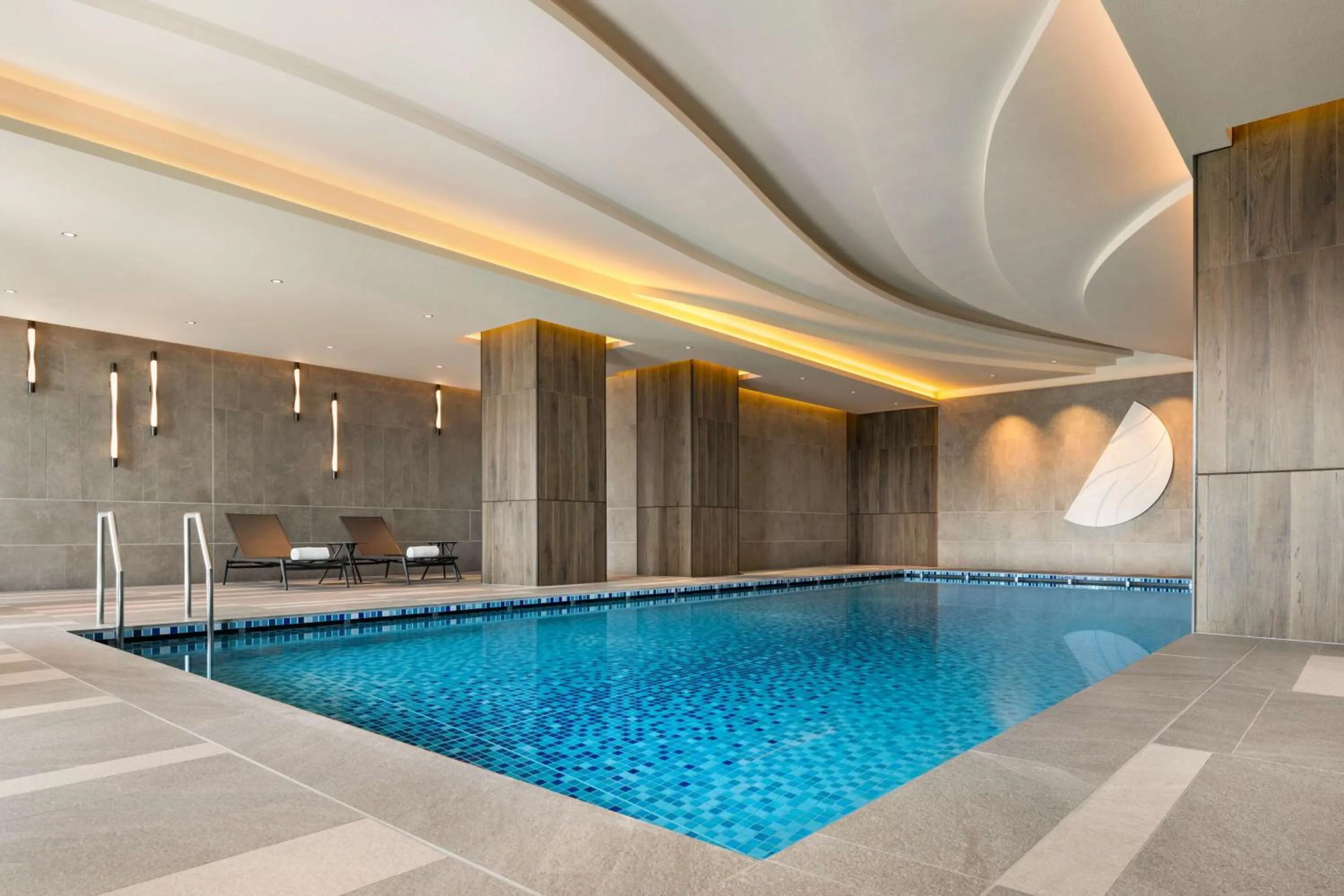 Pool view in DoubleTree by Hilton Osaka Castle