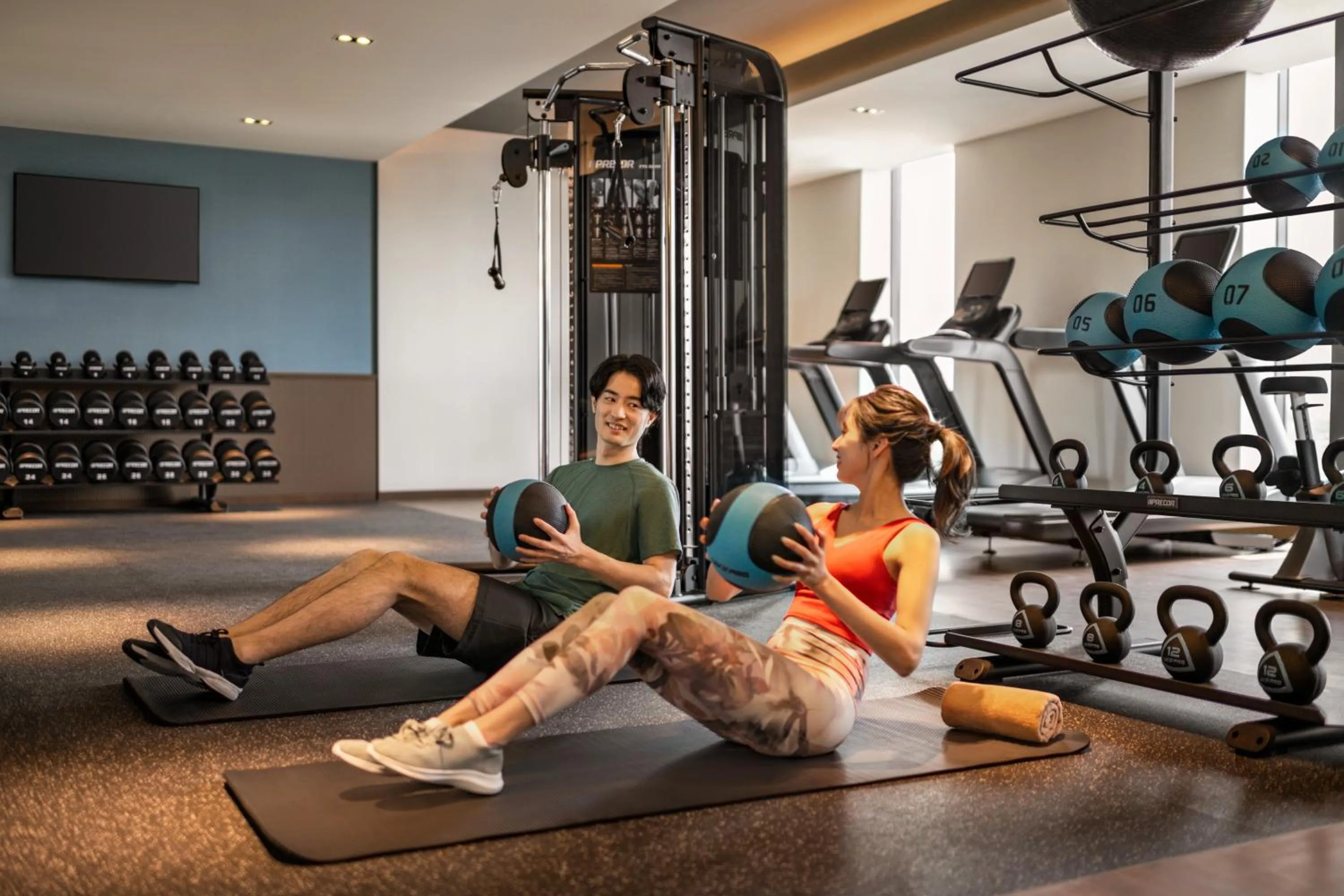 Fitness centre/facilities in DoubleTree by Hilton Osaka Castle