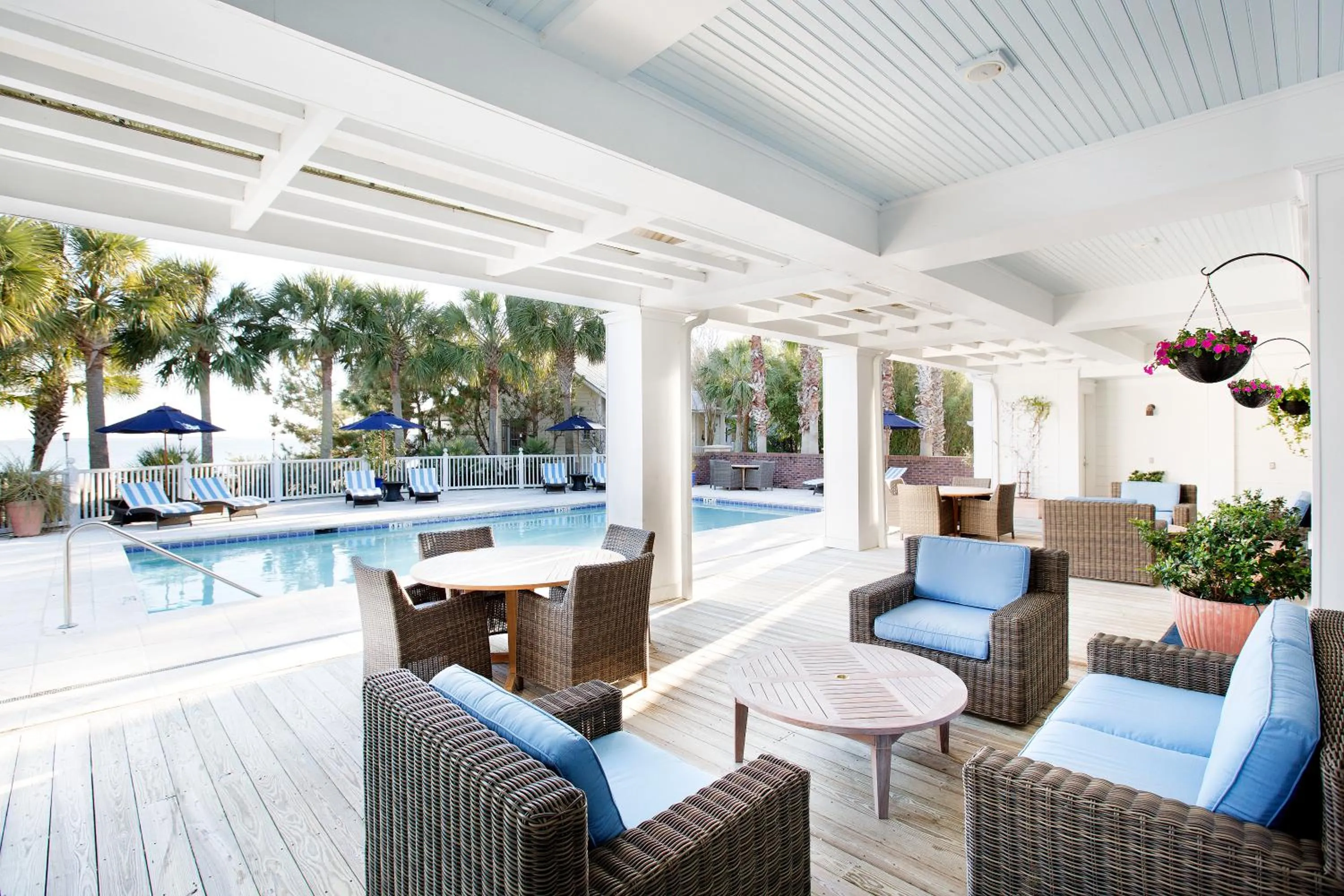Swimming pool in The Cottages on Charleston Harbor