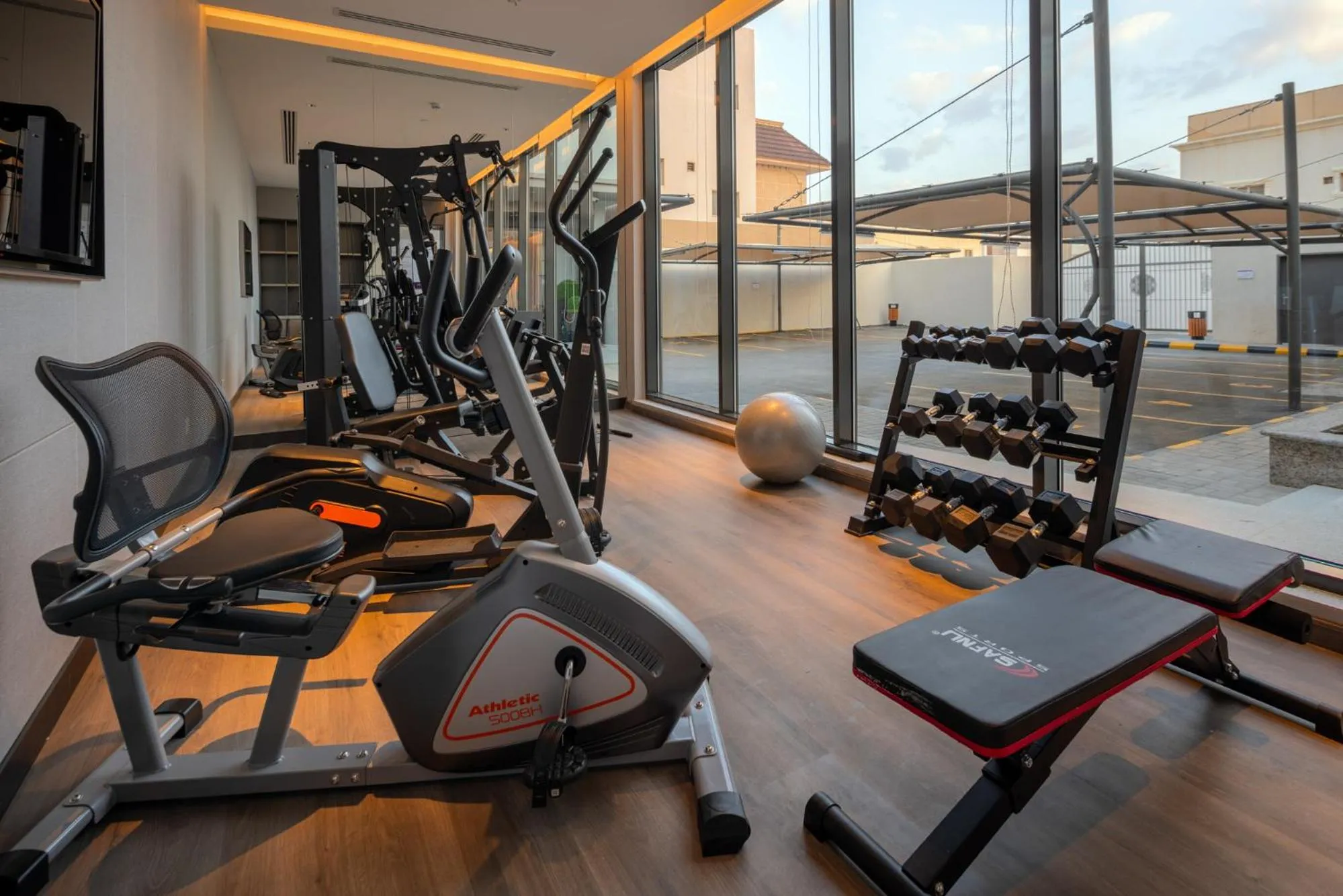 Fitness centre/facilities in Boudl Al Rawdah بودل الروضه