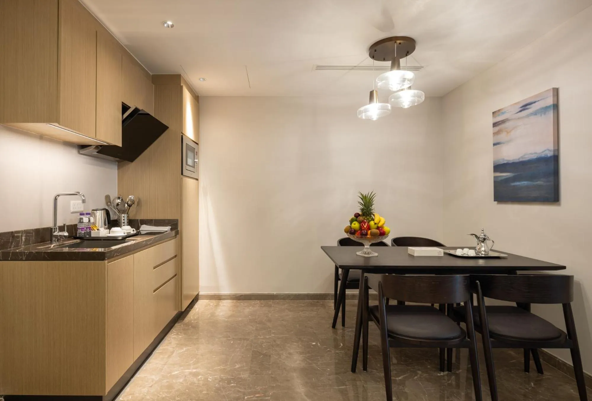 Kitchen or kitchenette in Boudl Al Rawdah بودل الروضه