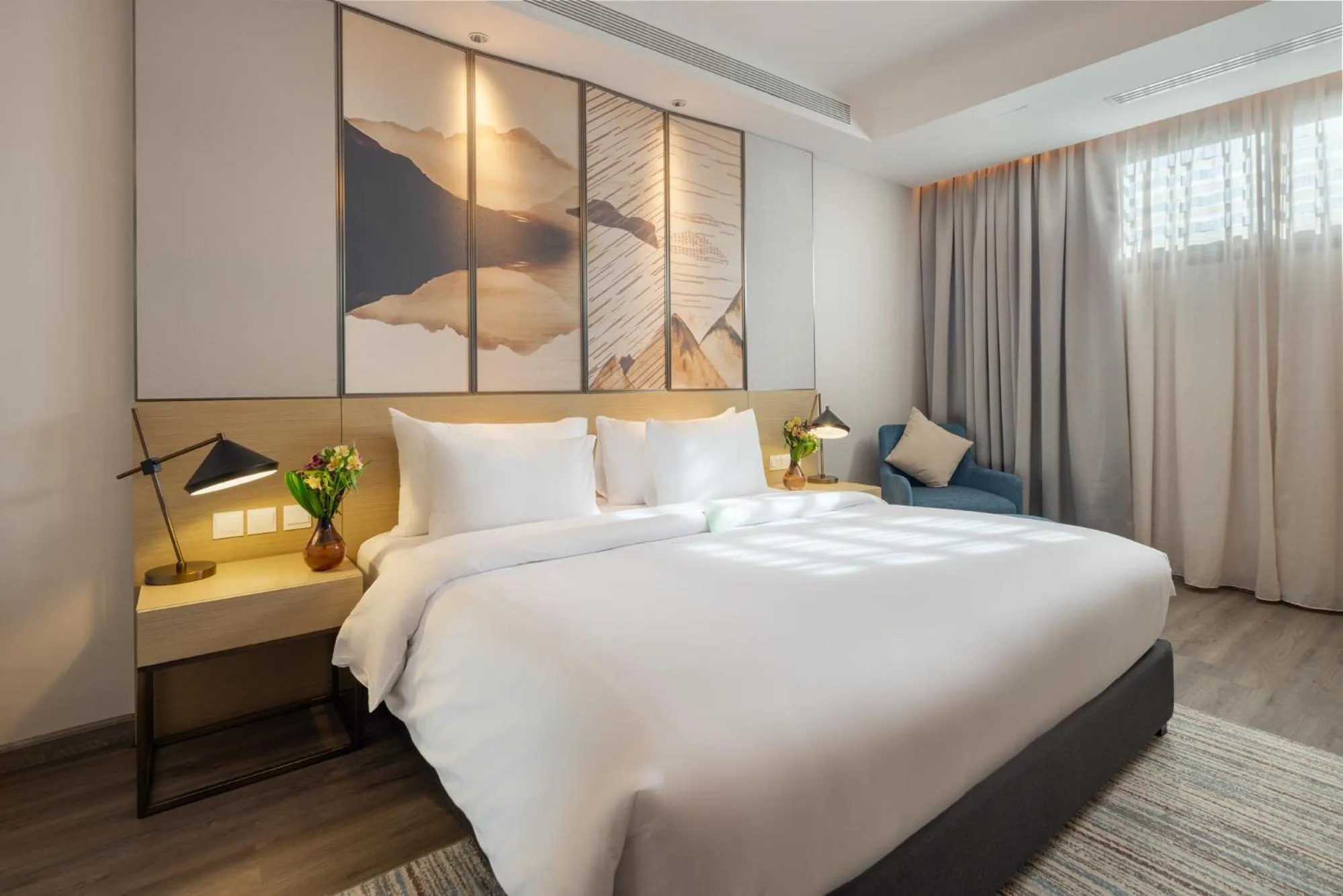 Bedroom, Bed in Boudl Al Rawdah بودل الروضه