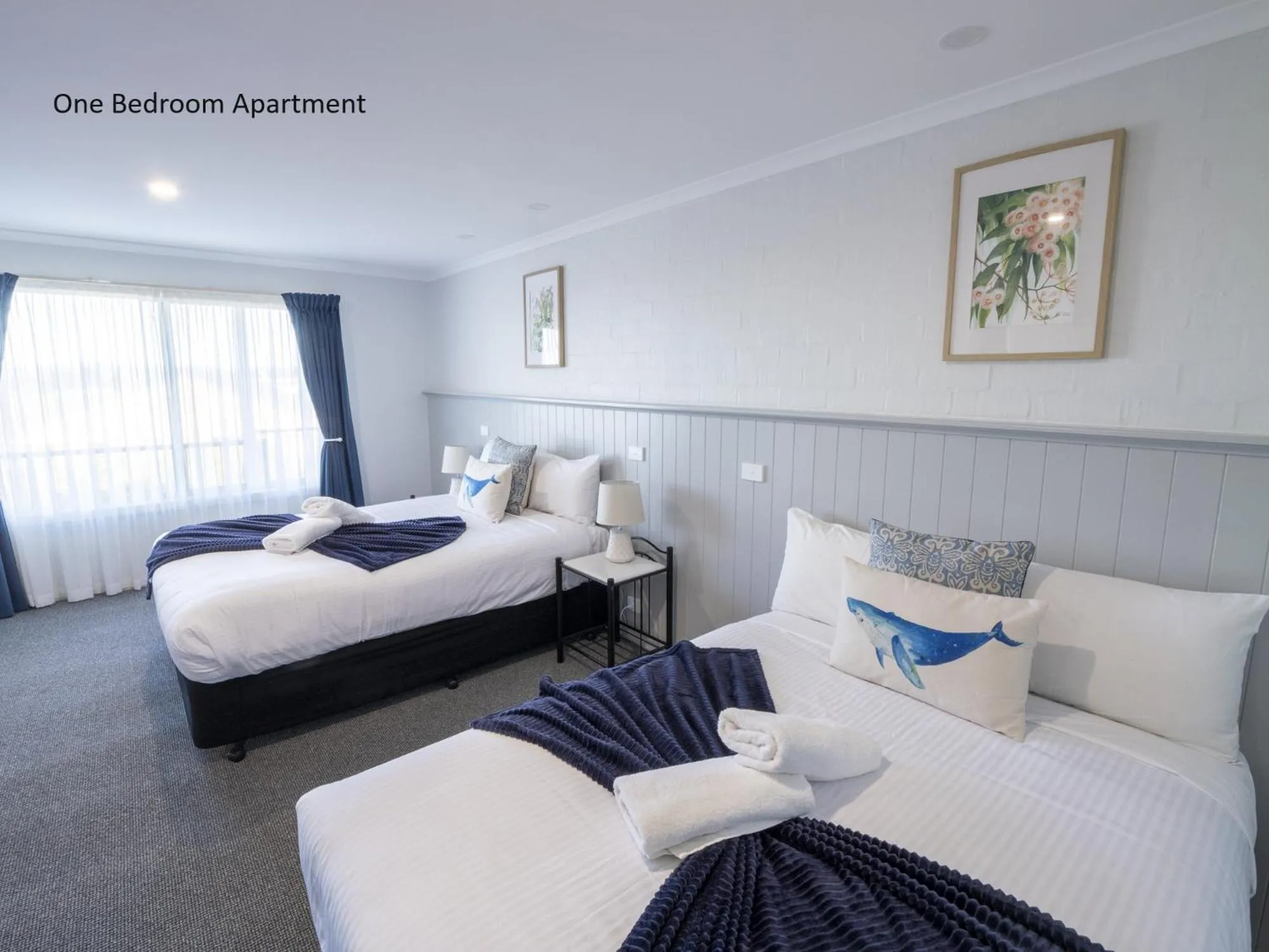 Bed in Heritage House Motel & Units