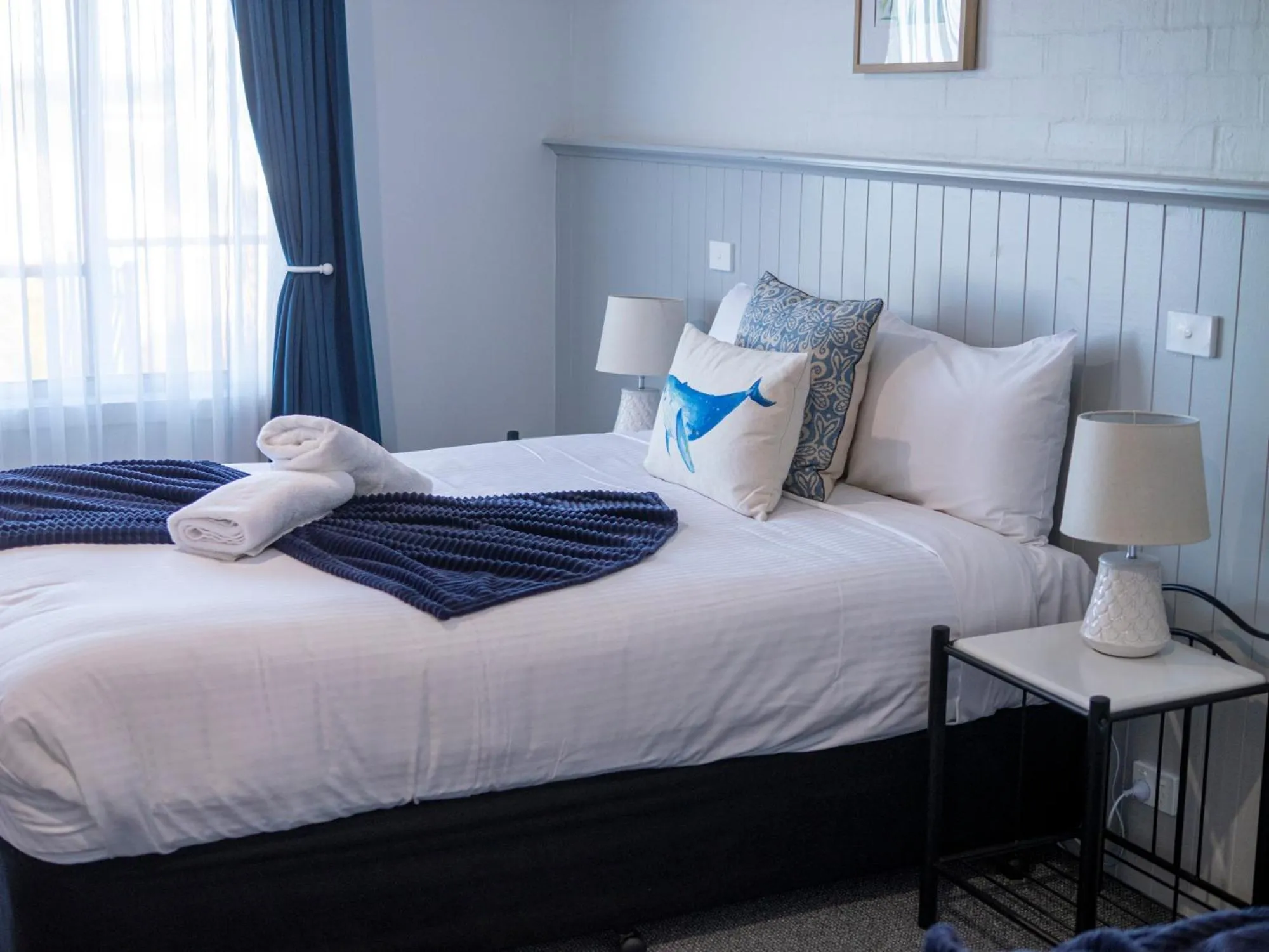 Bed in Heritage House Motel & Units