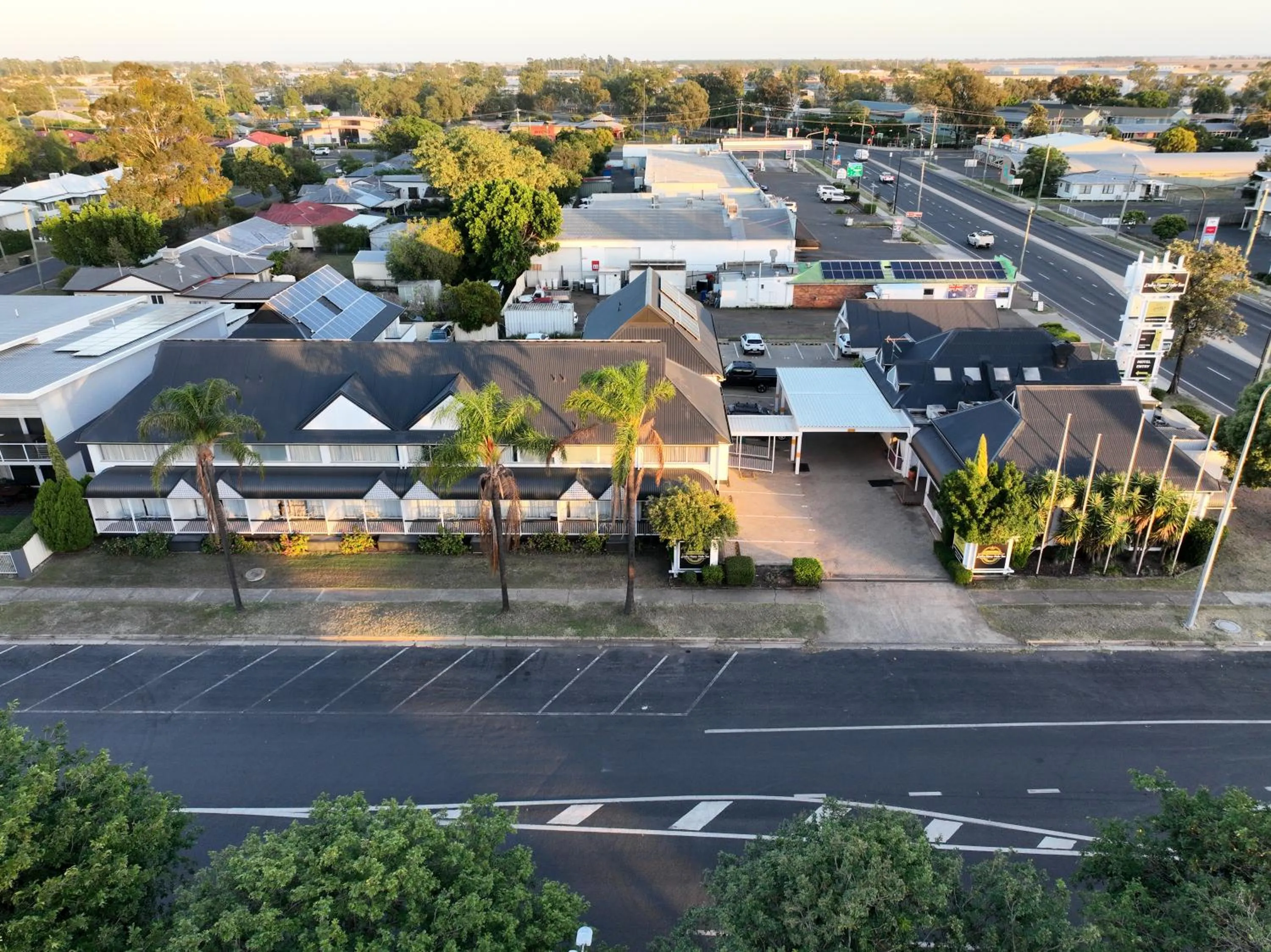 Property building in Dalby Manor Motor Inn