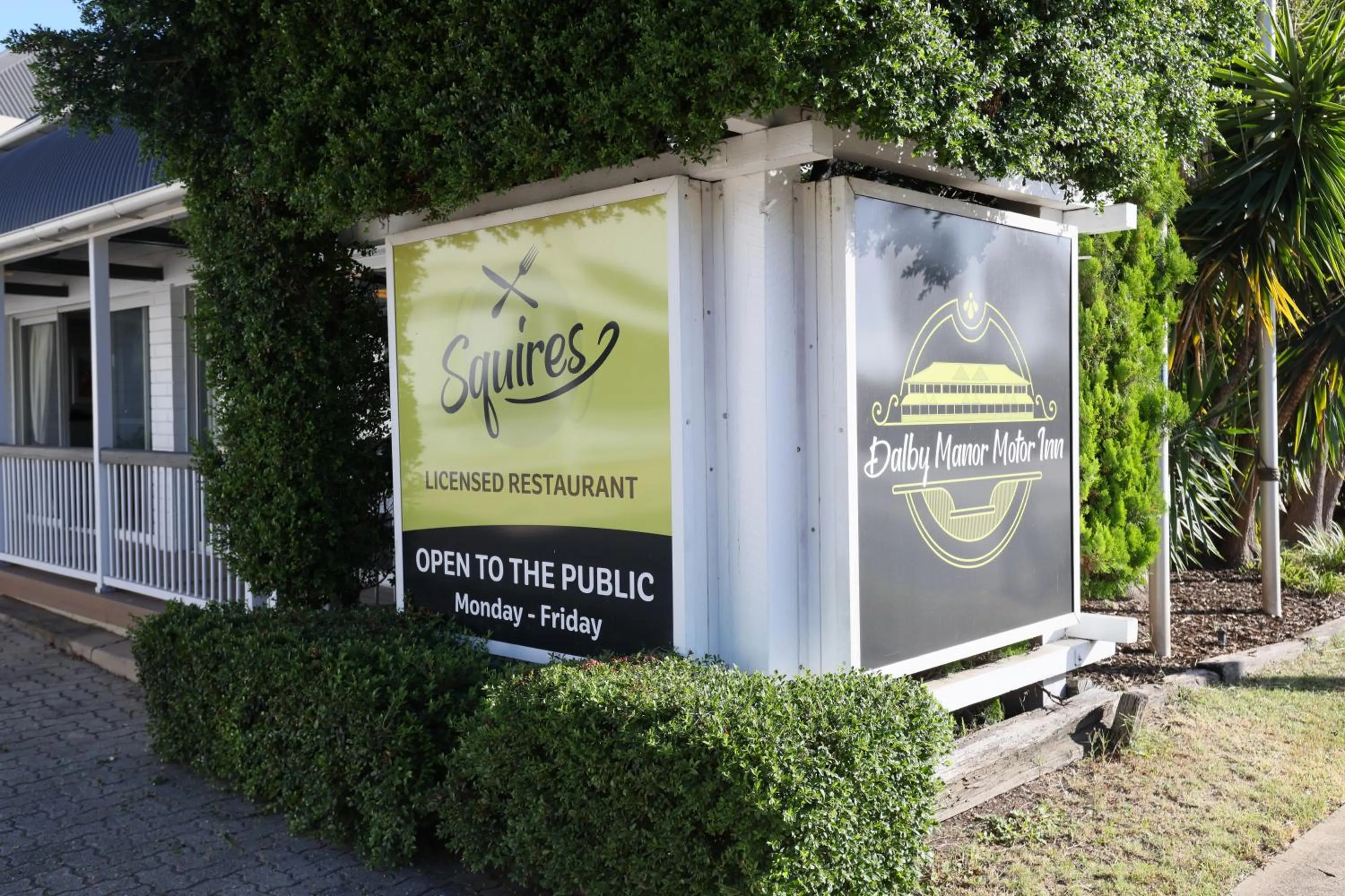 Property logo or sign in Dalby Manor Motor Inn