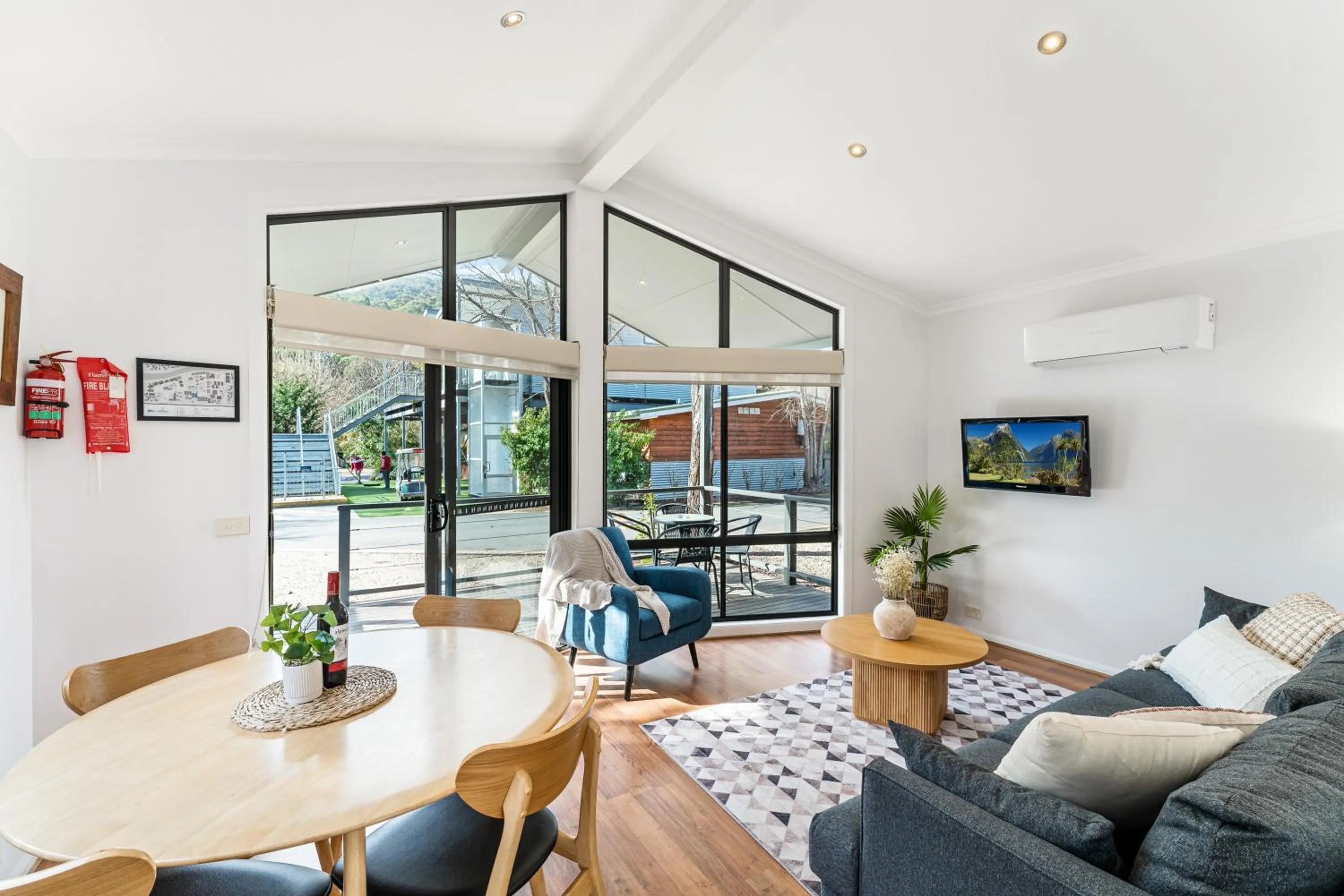 Living room in BIG4 Tasman Holiday Parks - Bright