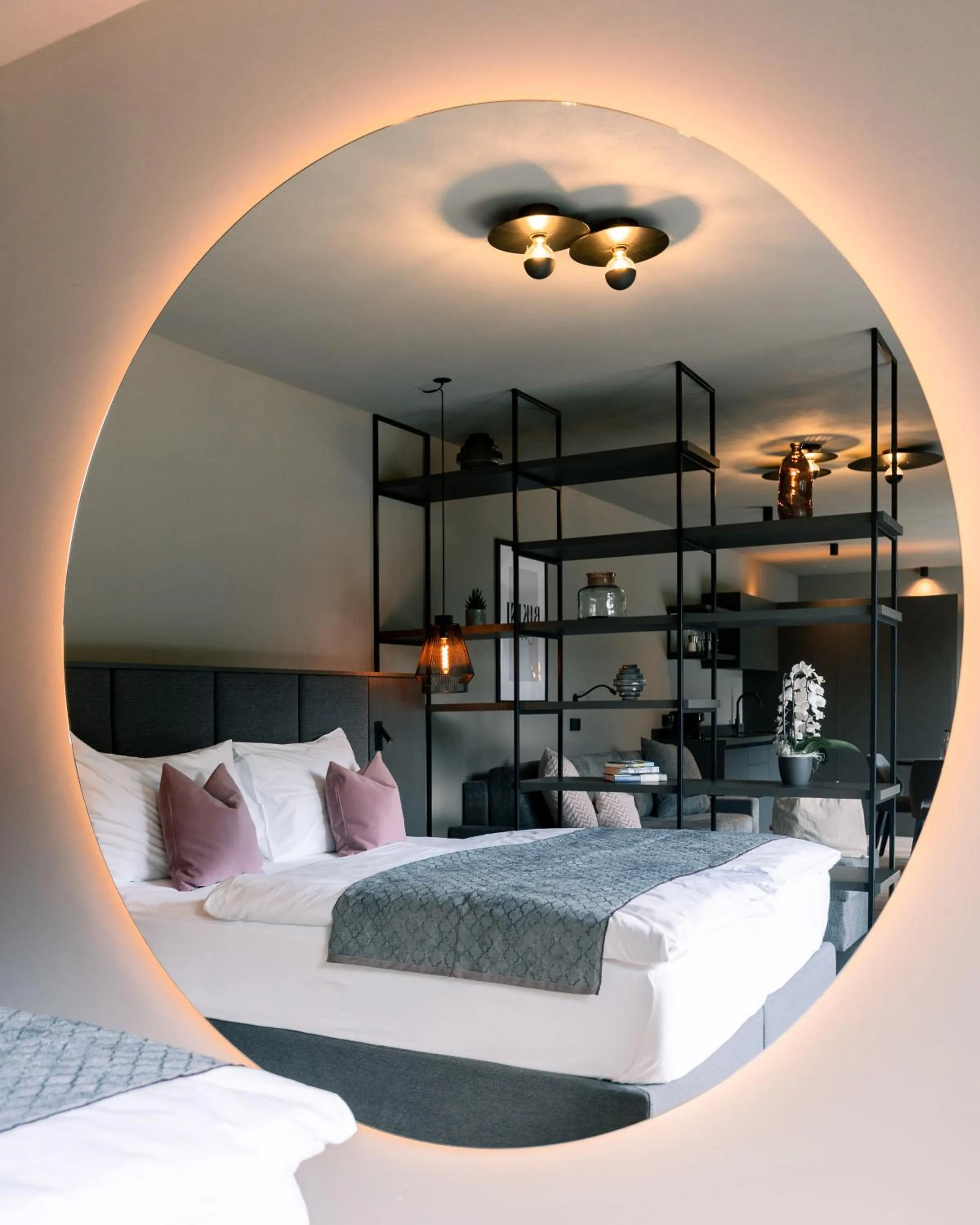 Bedroom, Bed in Belia Lofts - ADULTS ONLY - Apartments