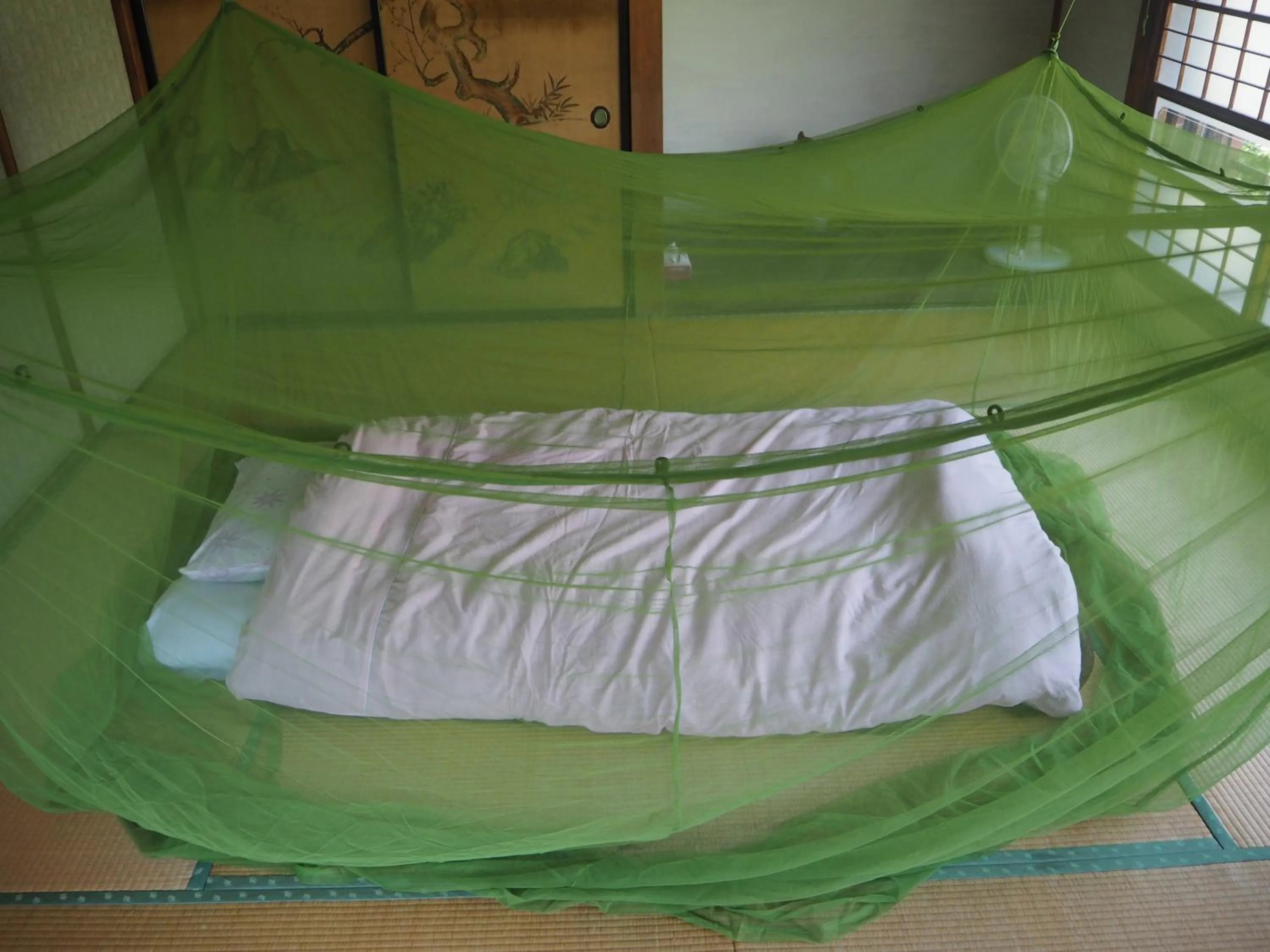 Bed in Guesthouse Nishiki