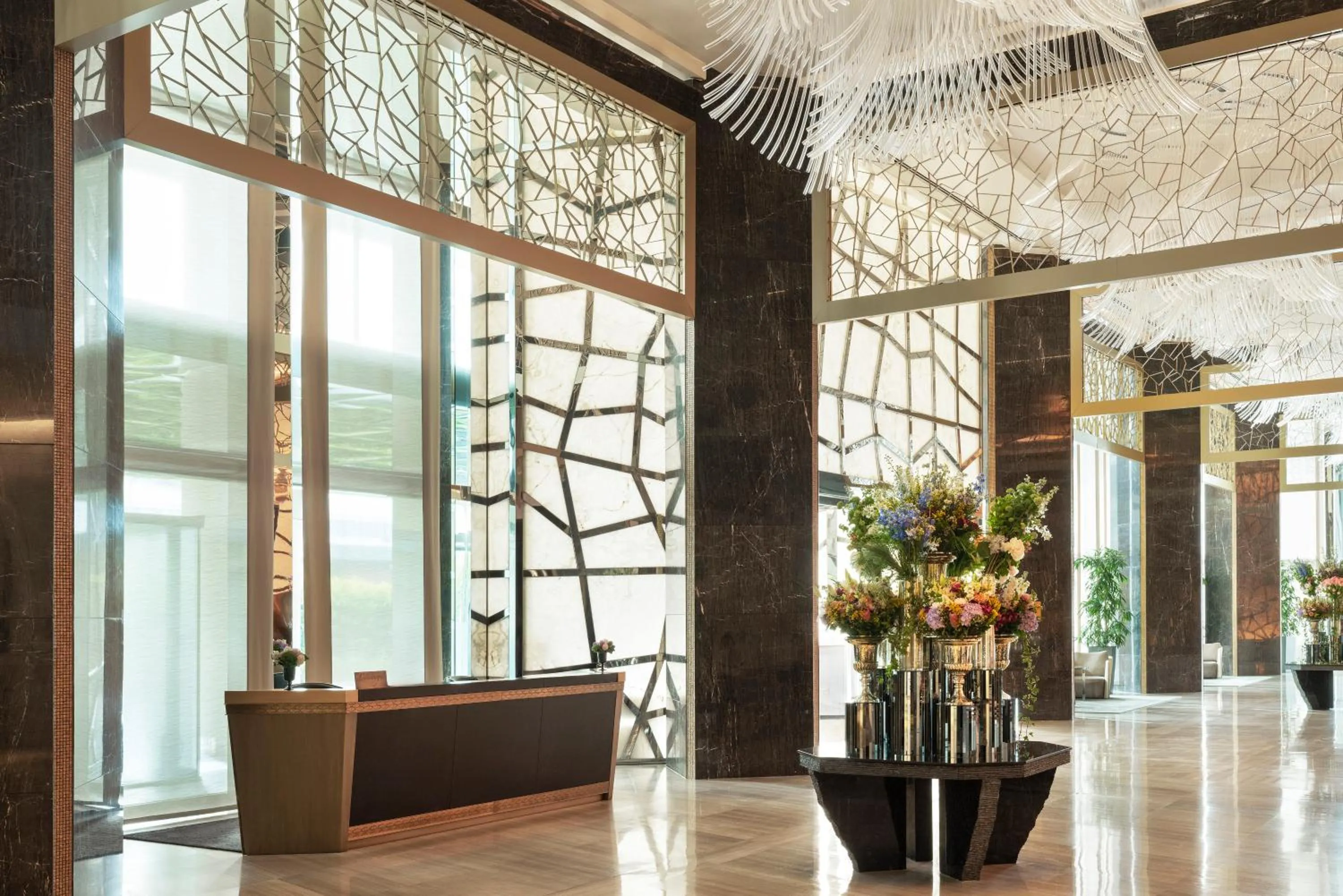 Lobby or reception in Raffles Istanbul