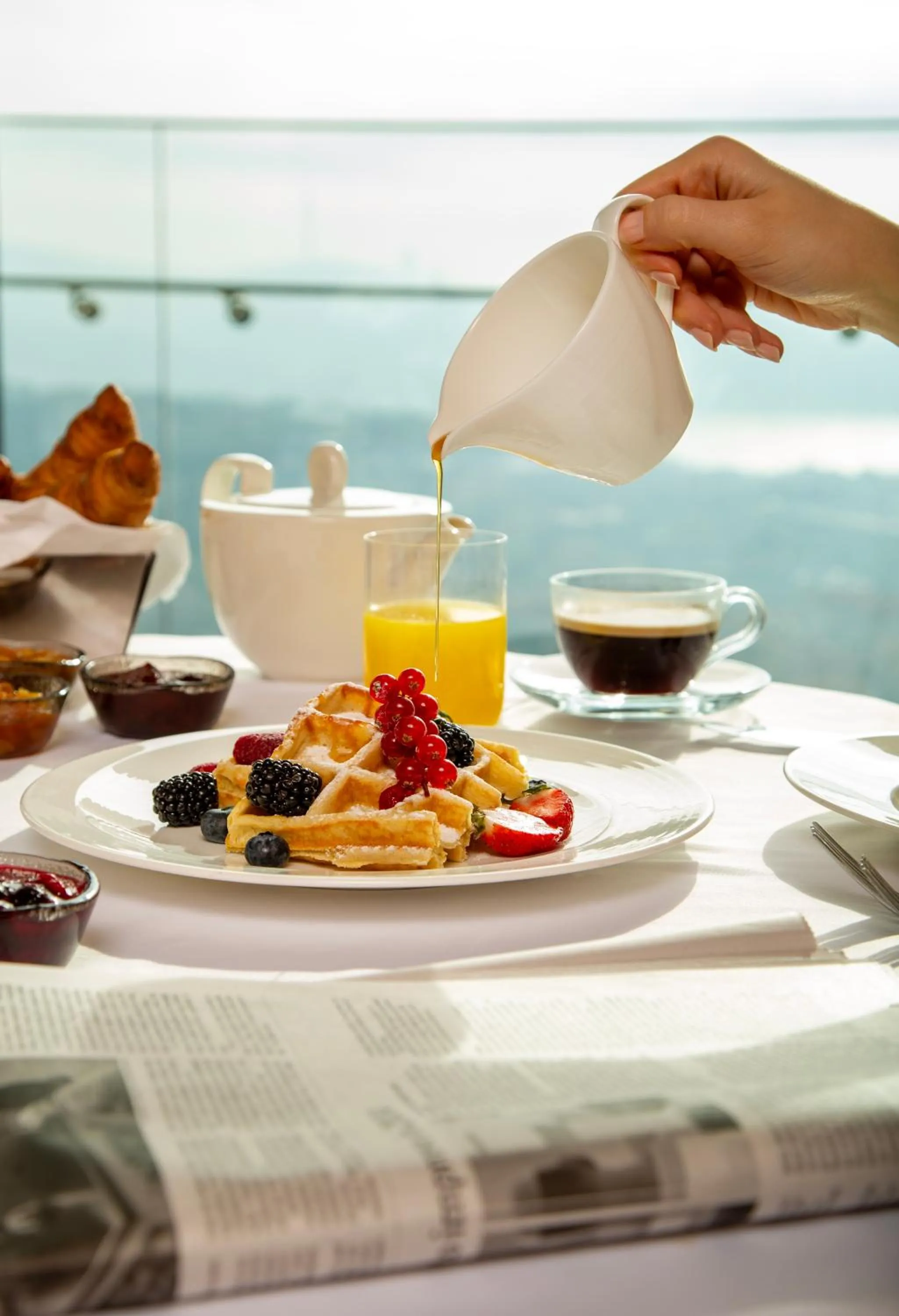 Breakfast in Raffles Istanbul