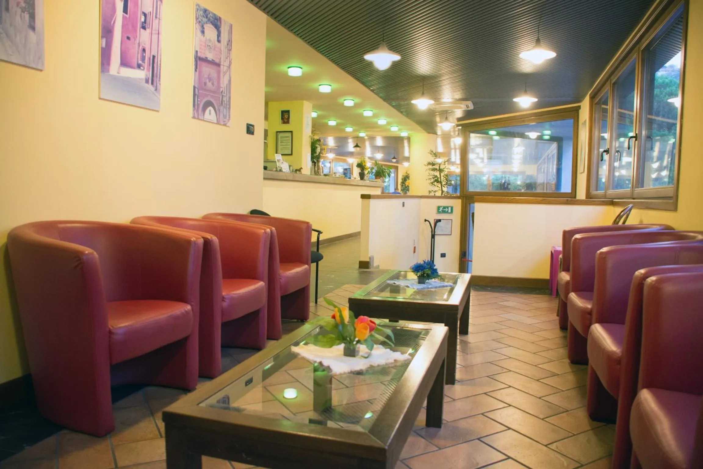 Lobby or reception in Bike & Family Hotel Derby