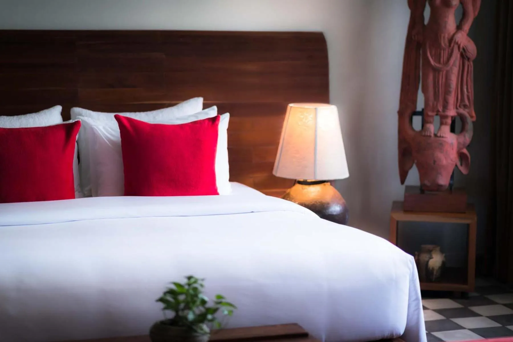 Bed in Sokkhak Boutique Resort & Spa