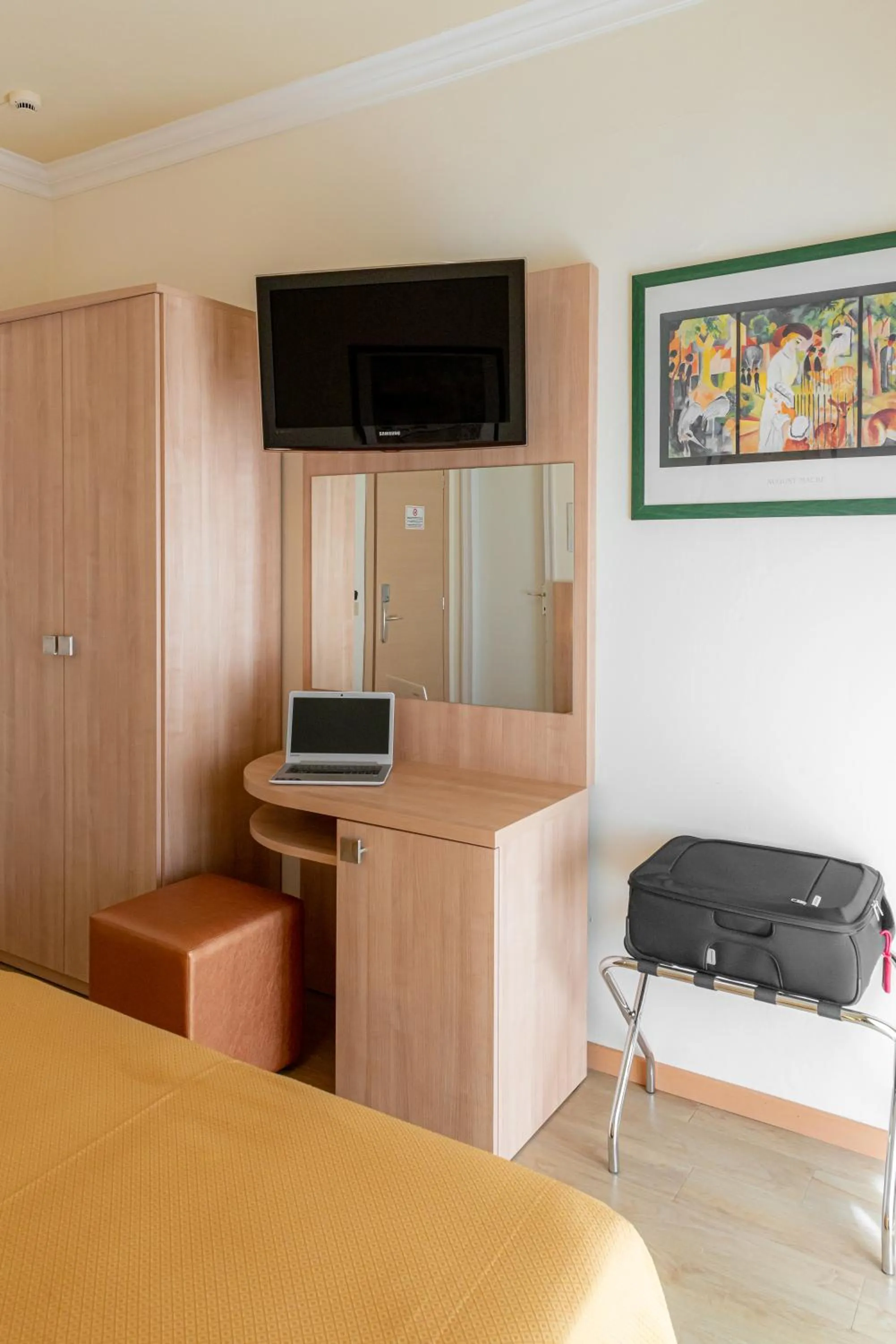 Bed in Hotel Corinna