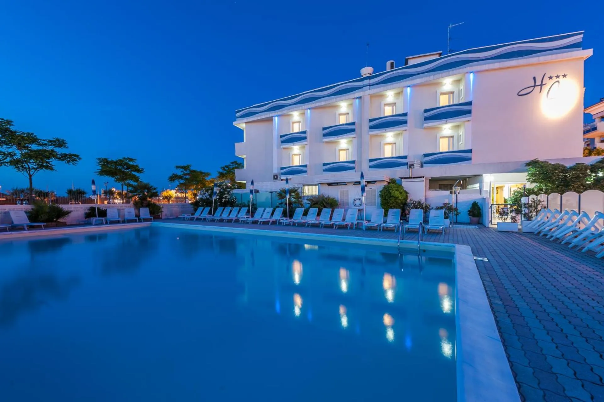 Property building in Hotel Corinna