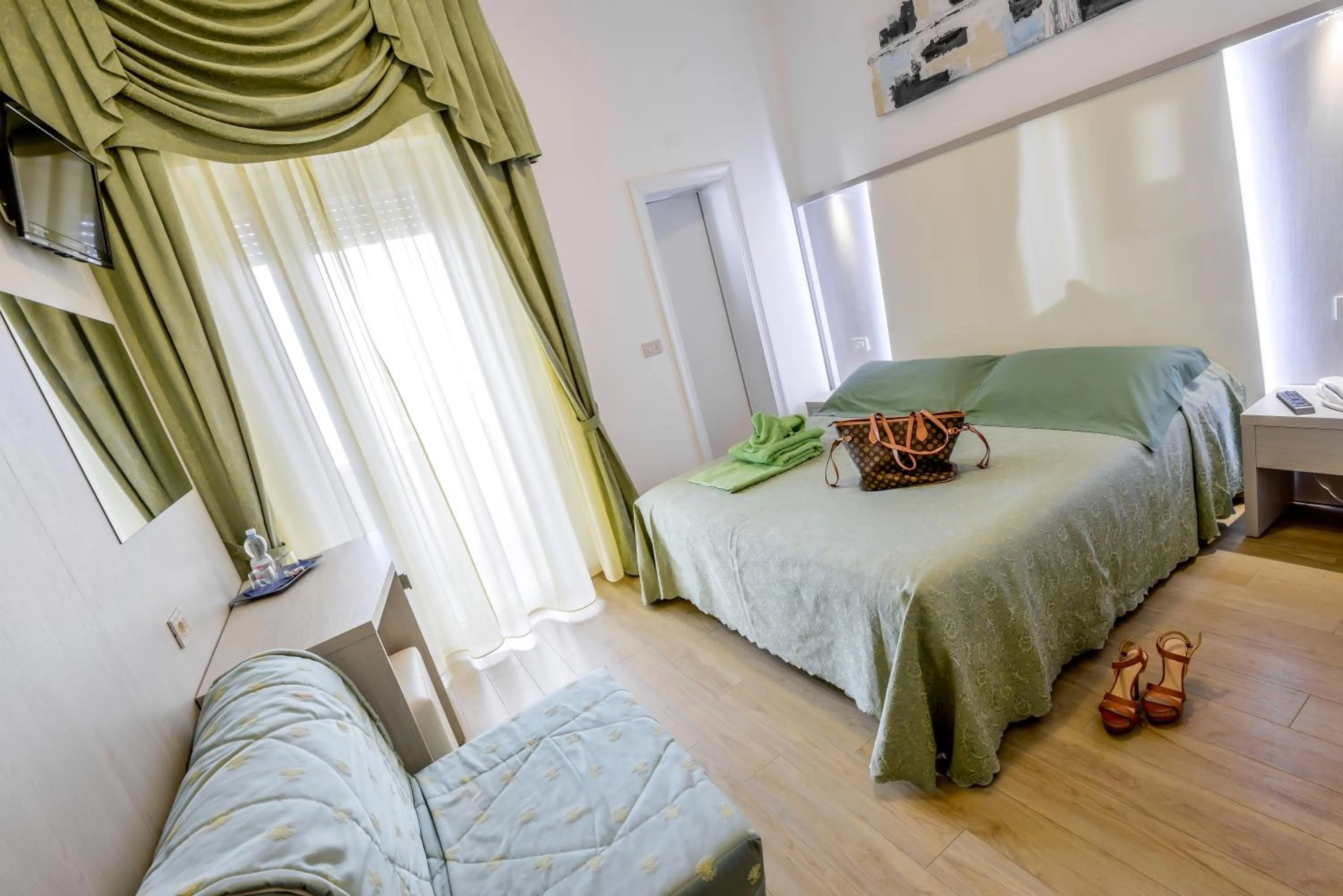 Photo of the whole room, Bed in Hotel Corinna