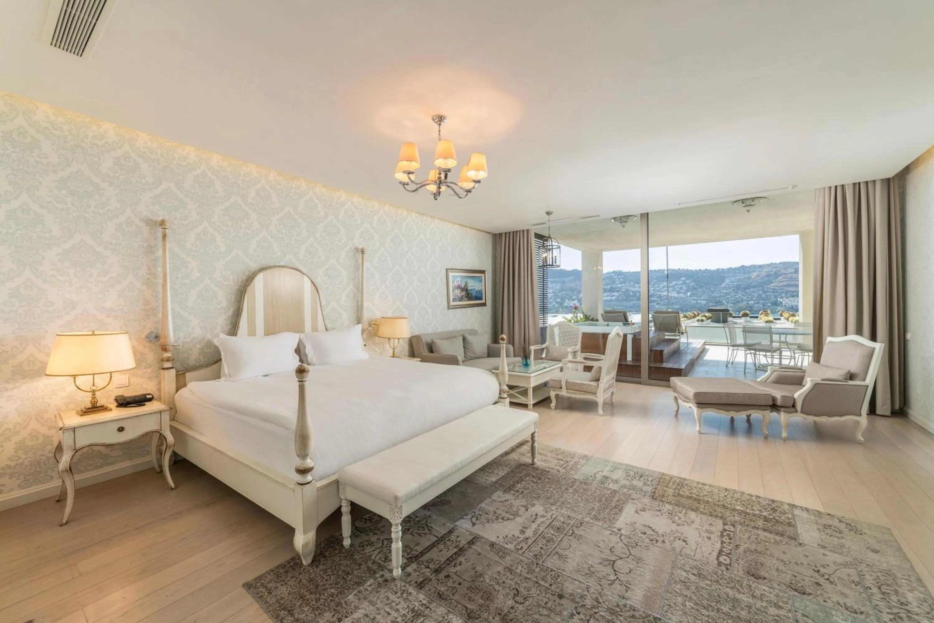 View (from property/room), Bed in Mivara Luxury Bodrum