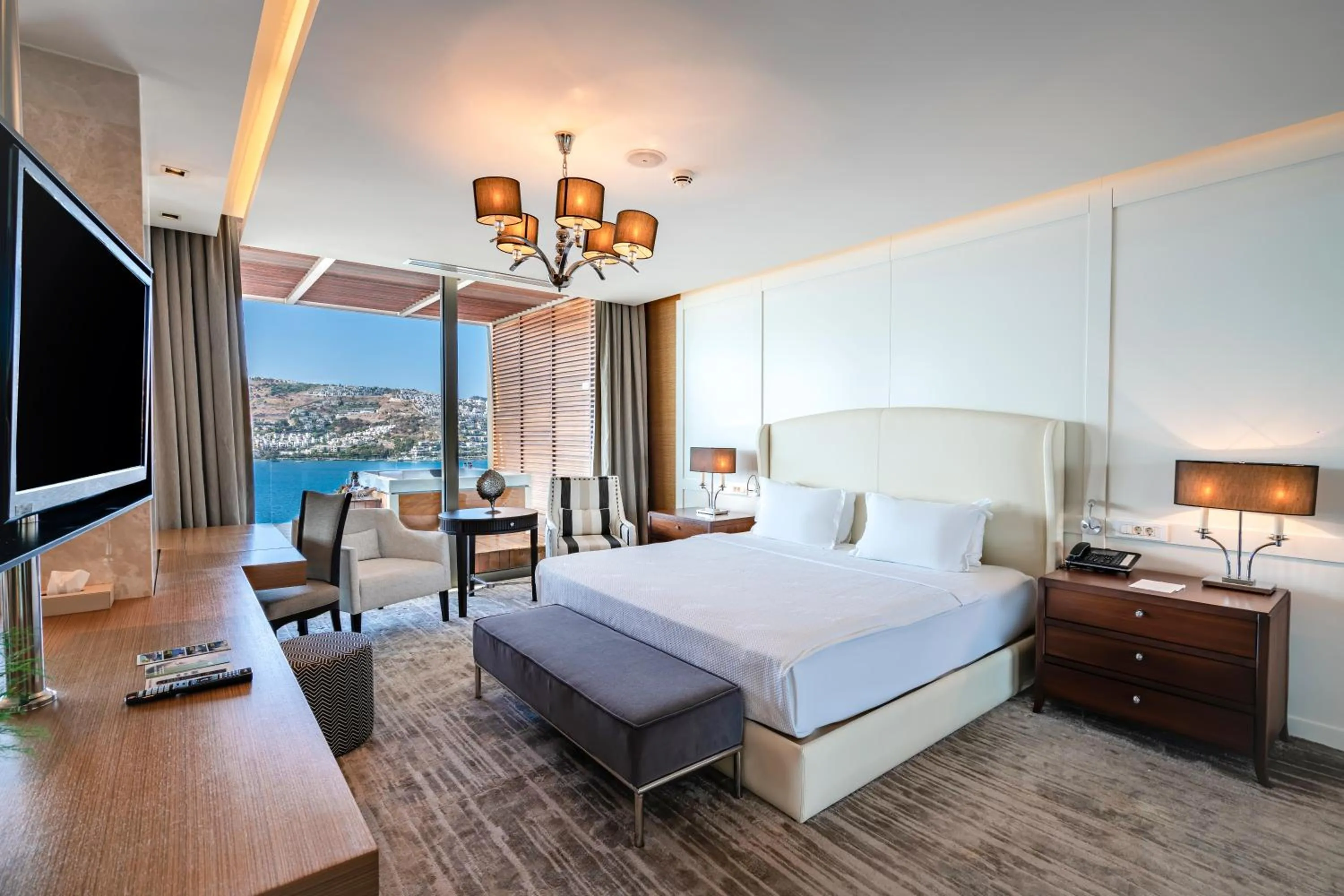 Bedroom, Bed in Mivara Luxury Bodrum