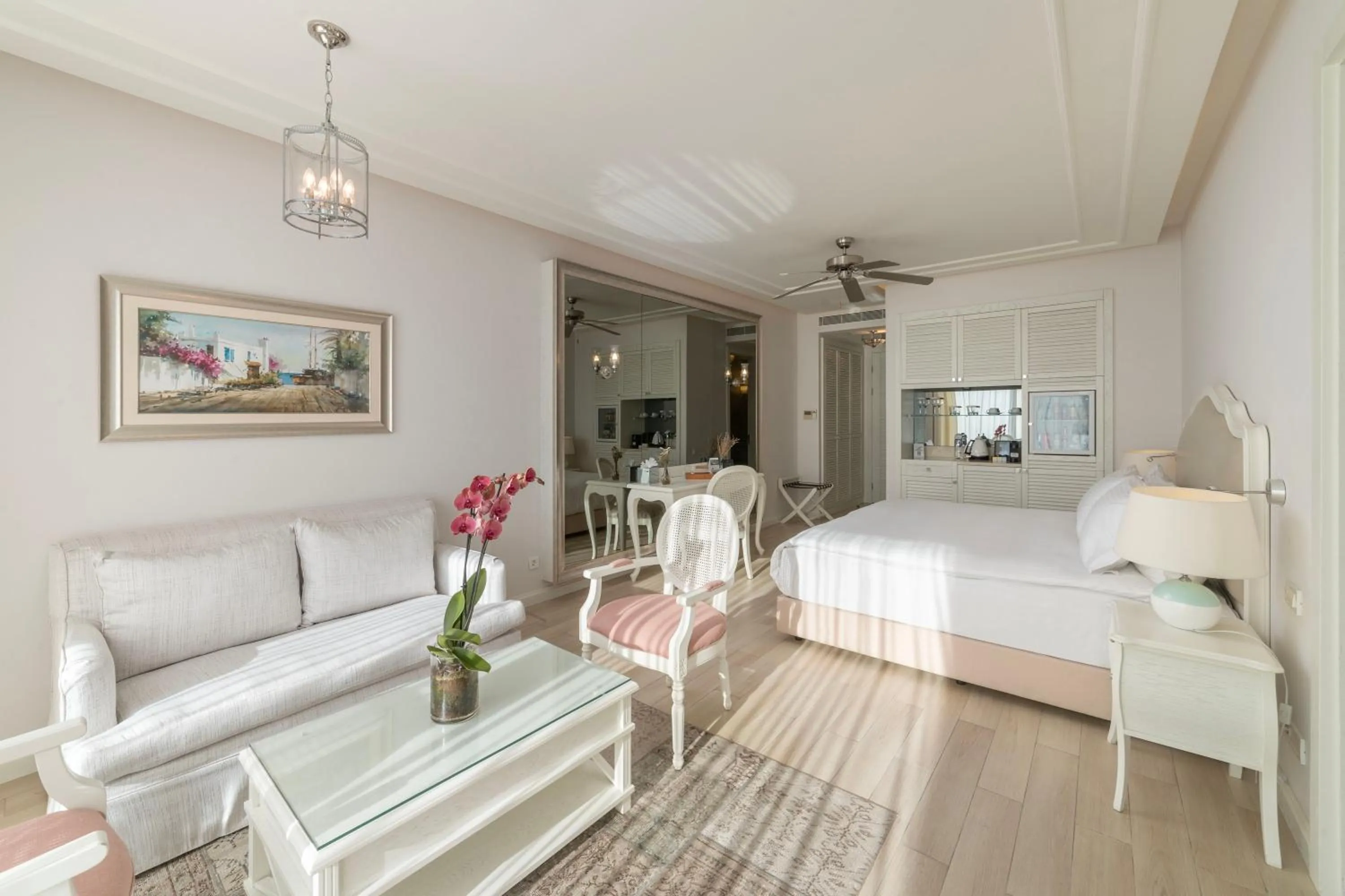 Decorative detail, Bed in Mivara Luxury Bodrum