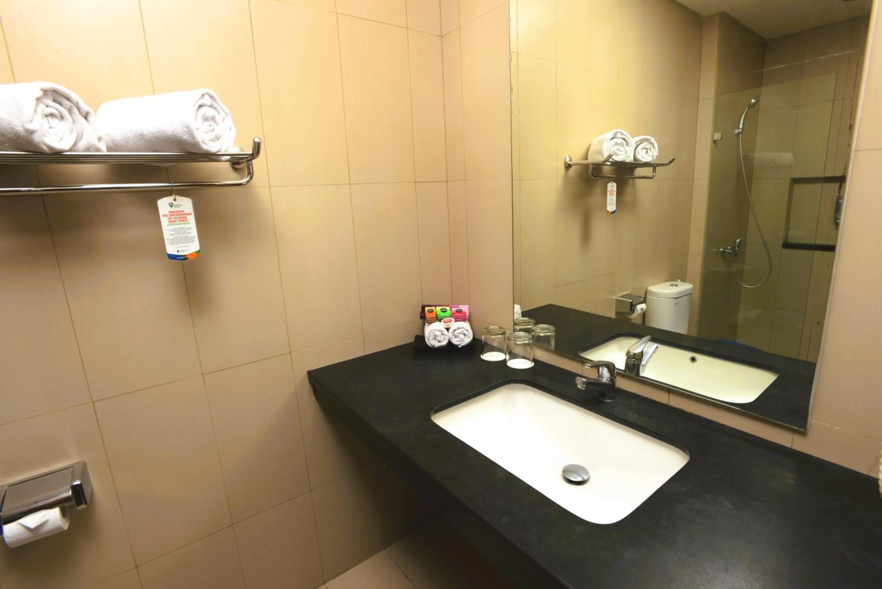 Bathroom in Hotel Dafam Rio