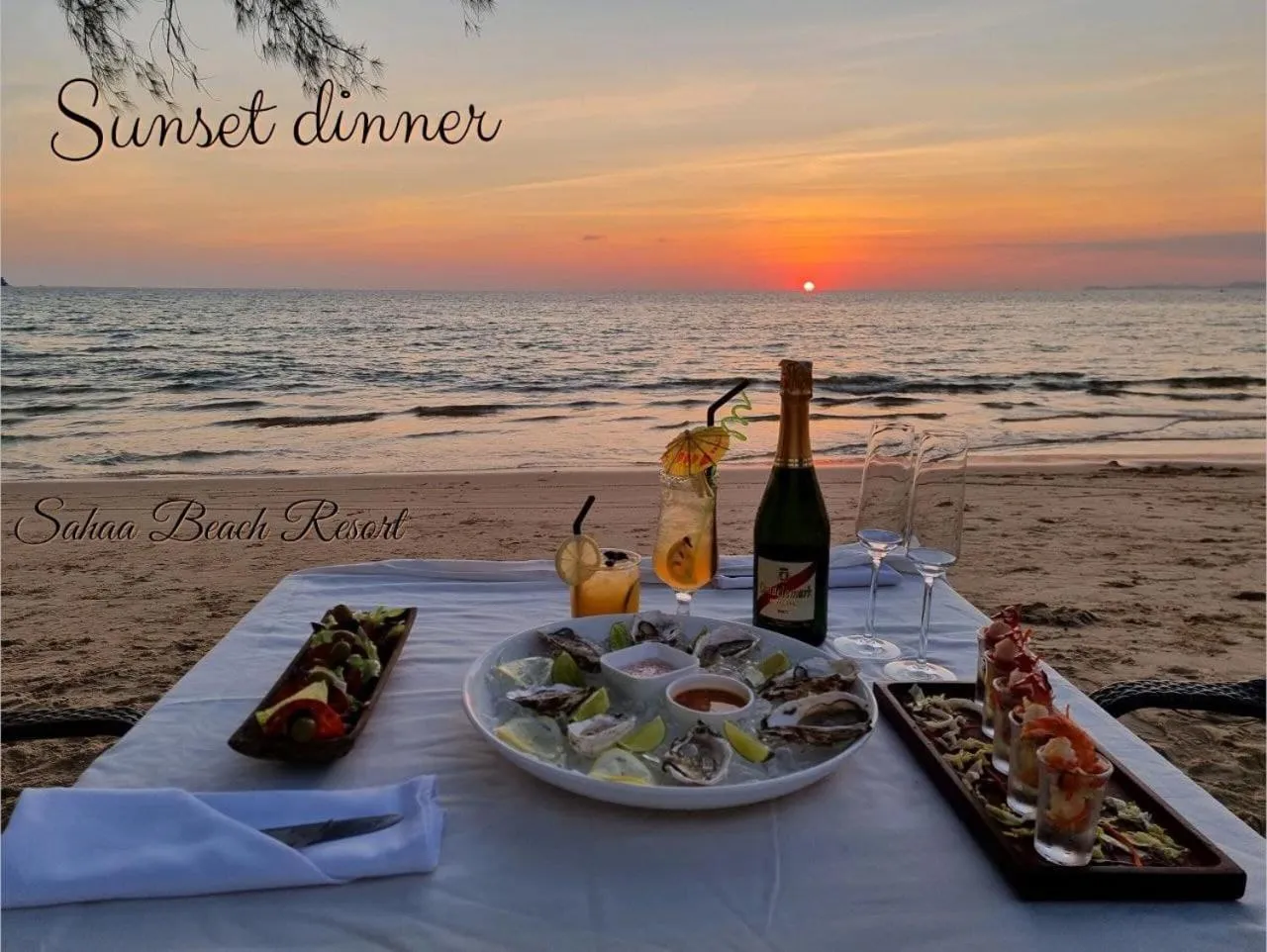 Dinner in Sahaa Beach Resort