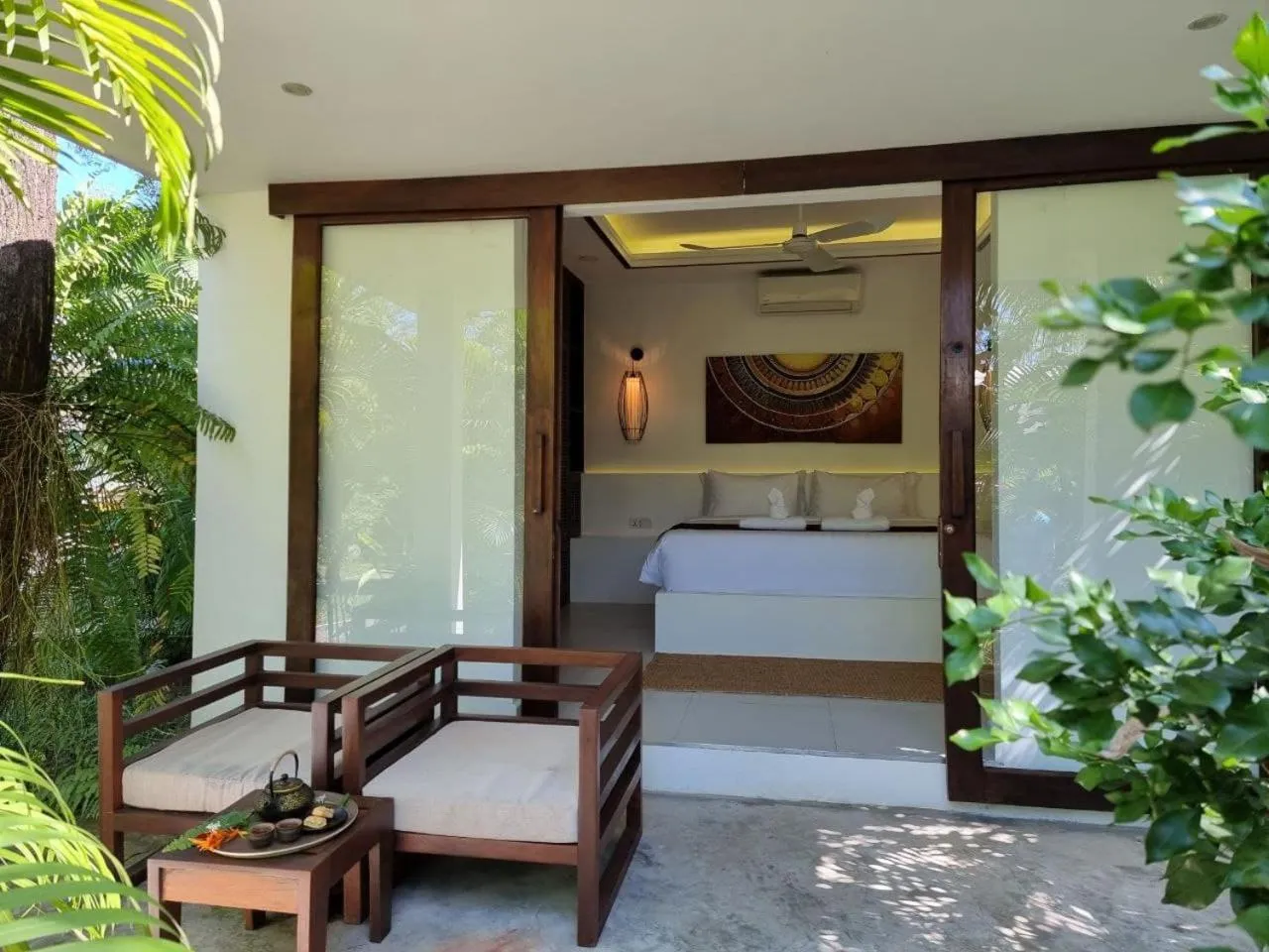 Bedroom in Sahaa Beach Resort