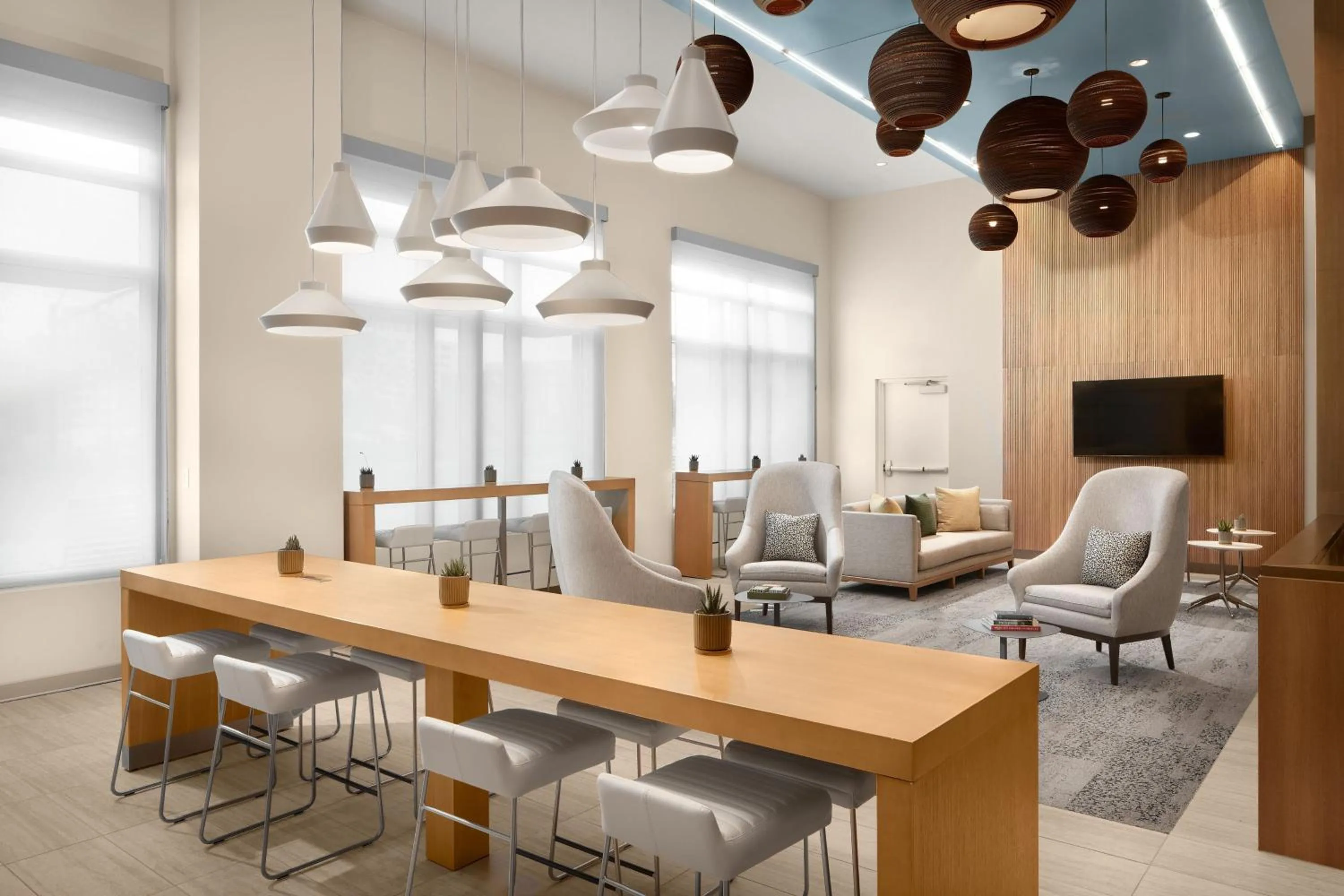 Lobby or reception in Element Charlotte Uptown