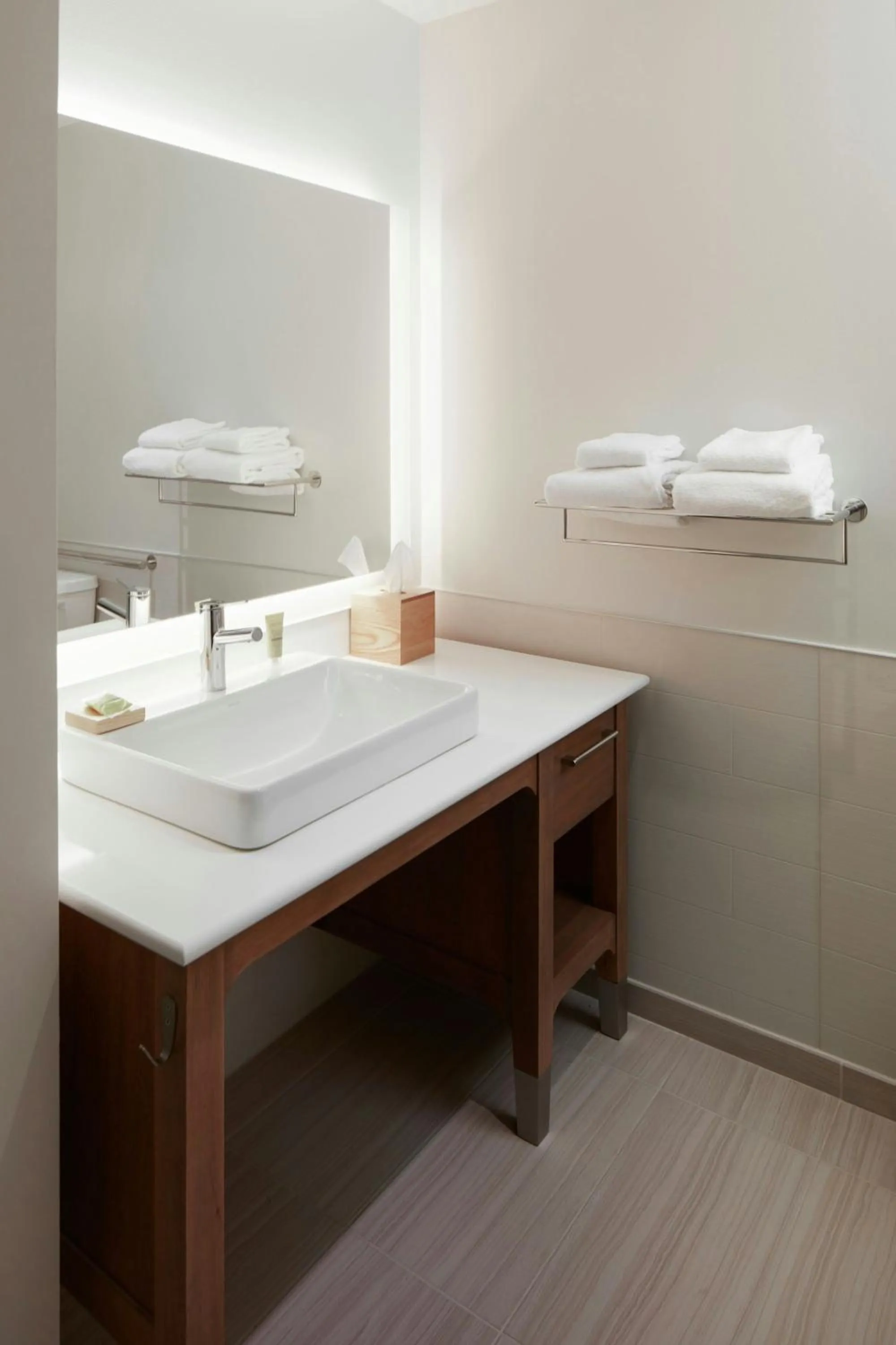 Bathroom in Element Charlotte Uptown