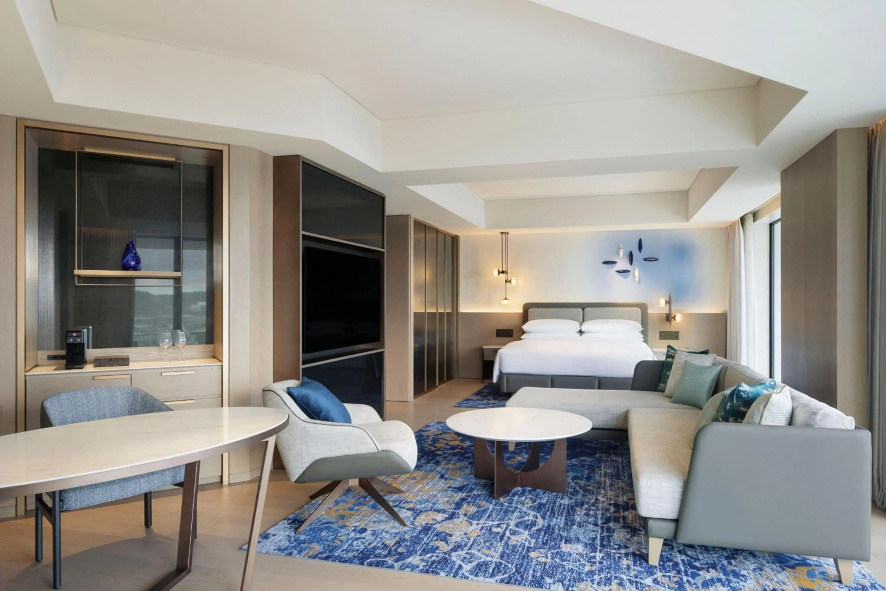 Photo of the whole room, Bed in Nagasaki Marriott Hotel