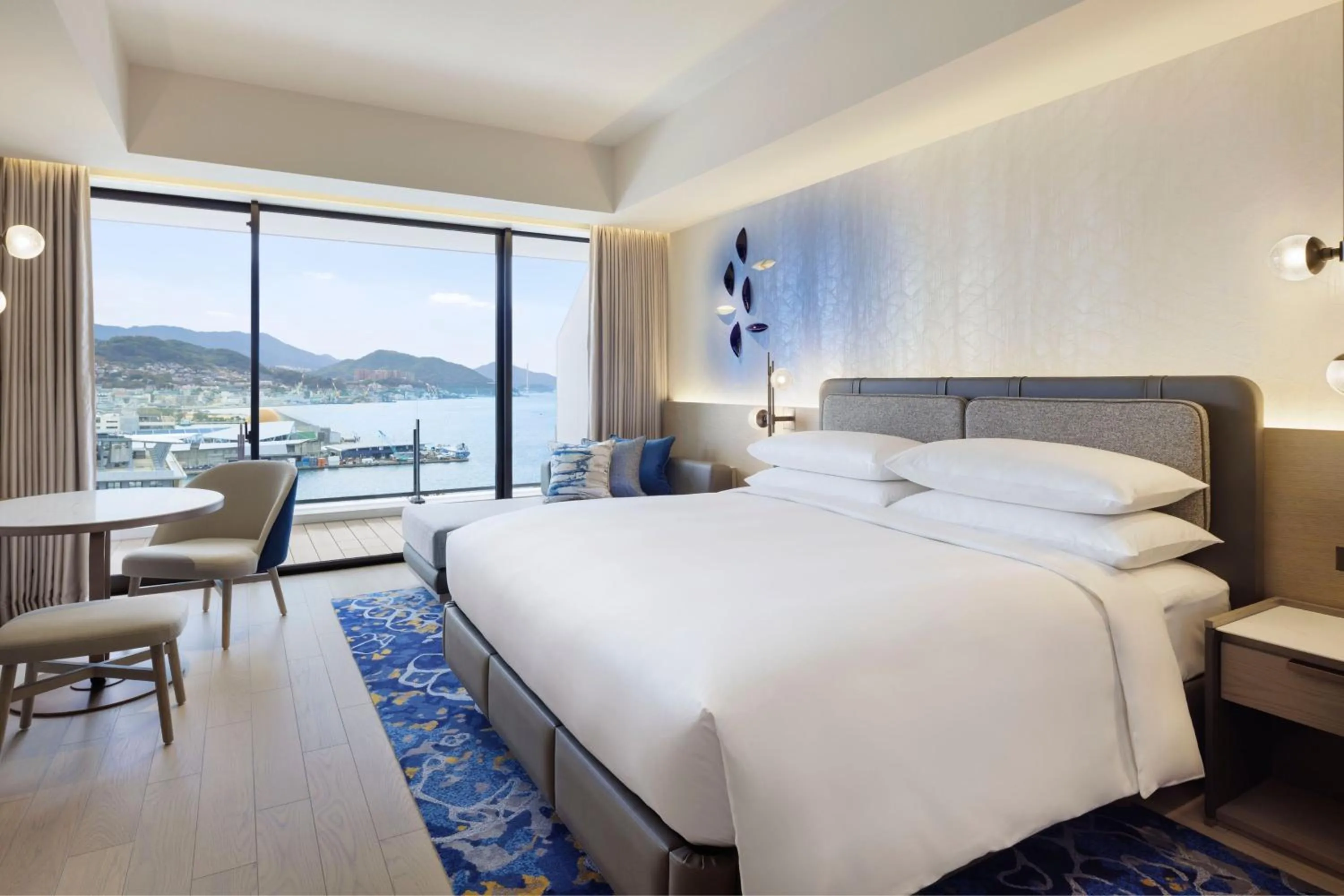 Photo of the whole room, Bed in Nagasaki Marriott Hotel