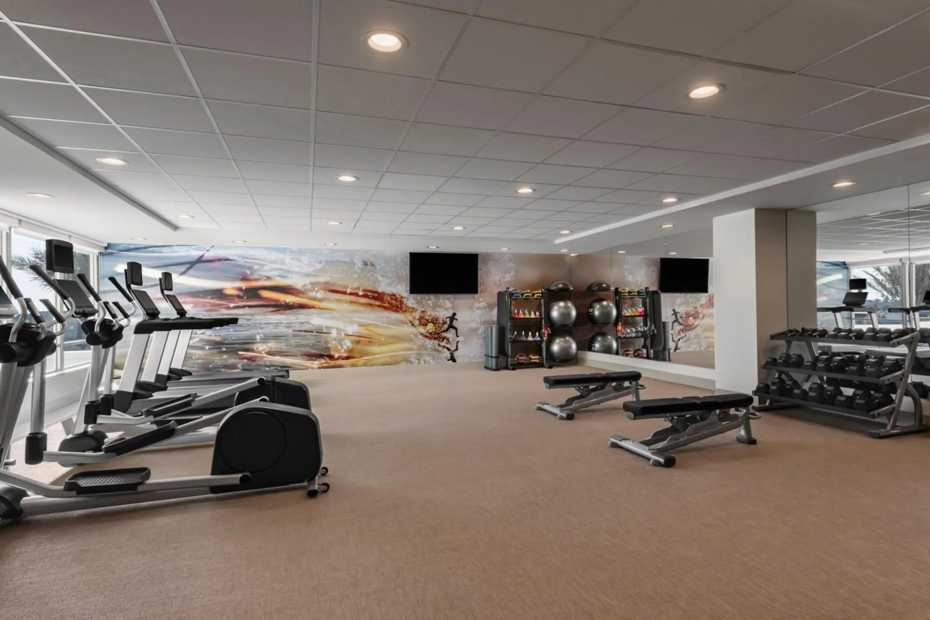 Fitness centre/facilities in SpringHill Suites by Marriott Chula Vista Eastlake