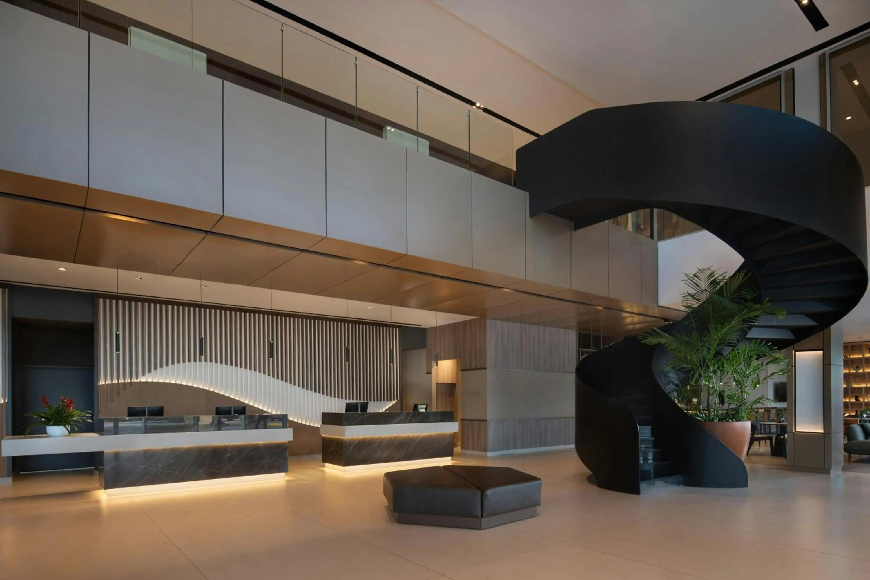 Lobby or reception, Bed in Residence Inn by Marriott Santiago de los Caballeros