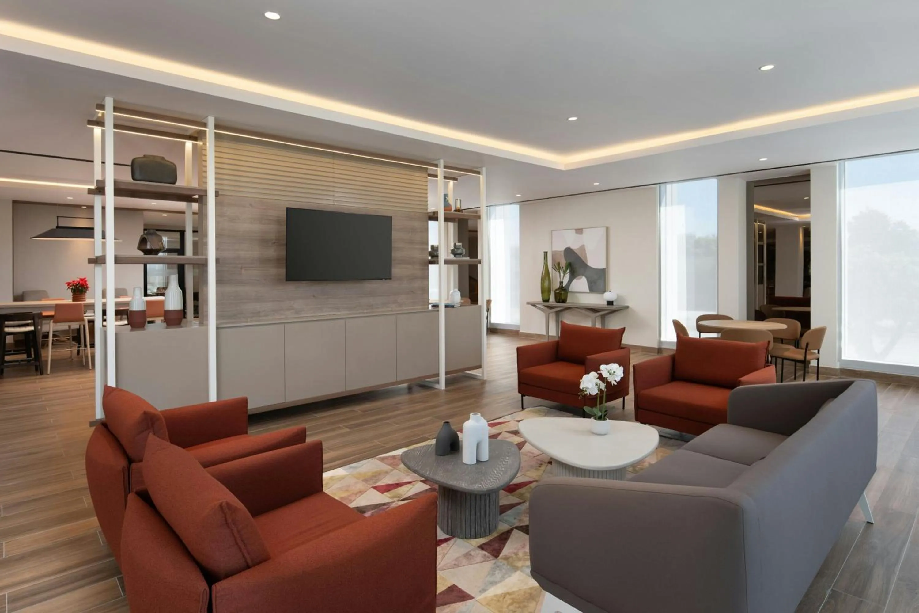 Lobby or reception in Residence Inn by Marriott Santiago de los Caballeros