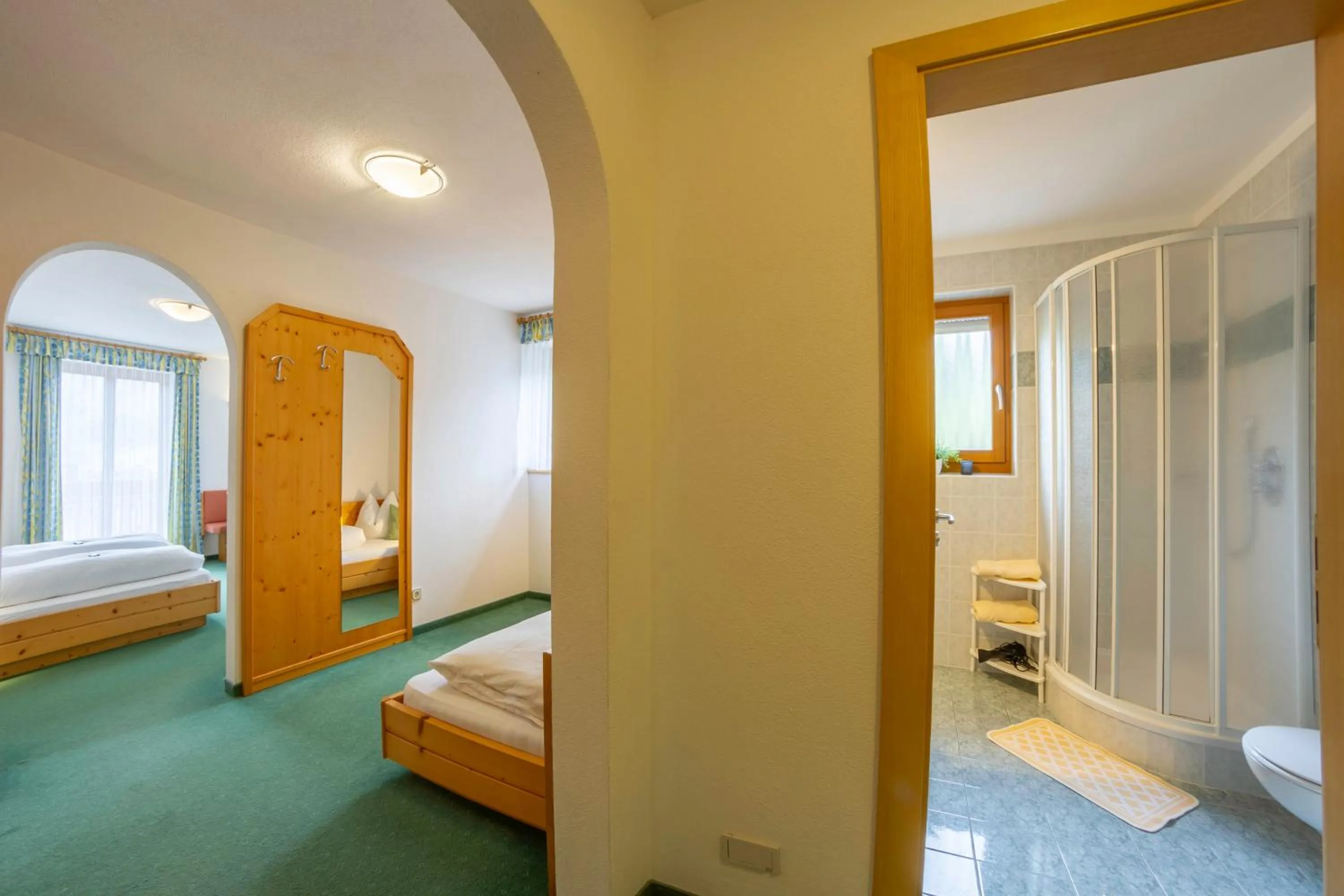 Bed in Hotel Garni Angerer