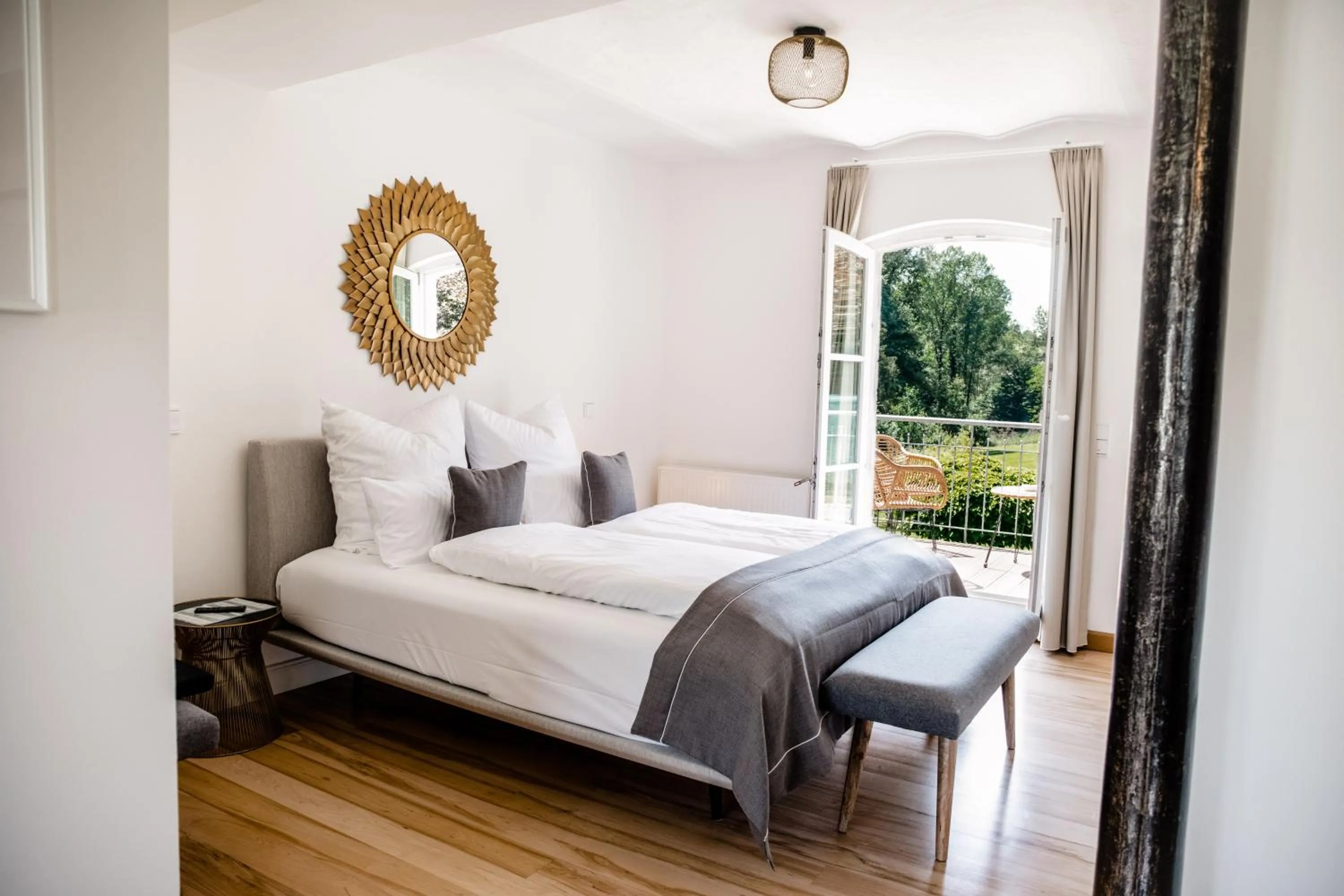 Bed in Hotel Gut Landscheid