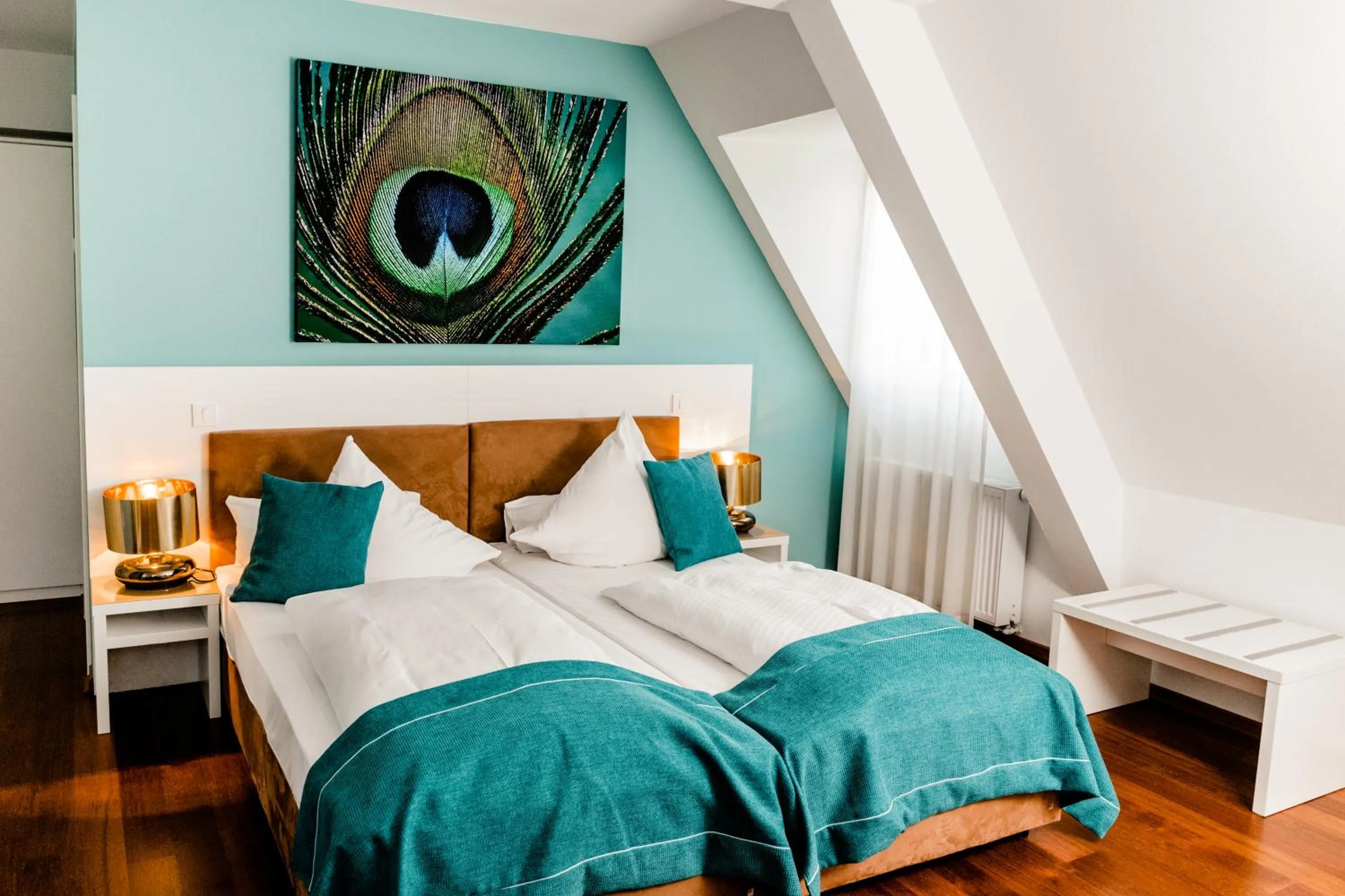 Bed in Hotel Gut Landscheid