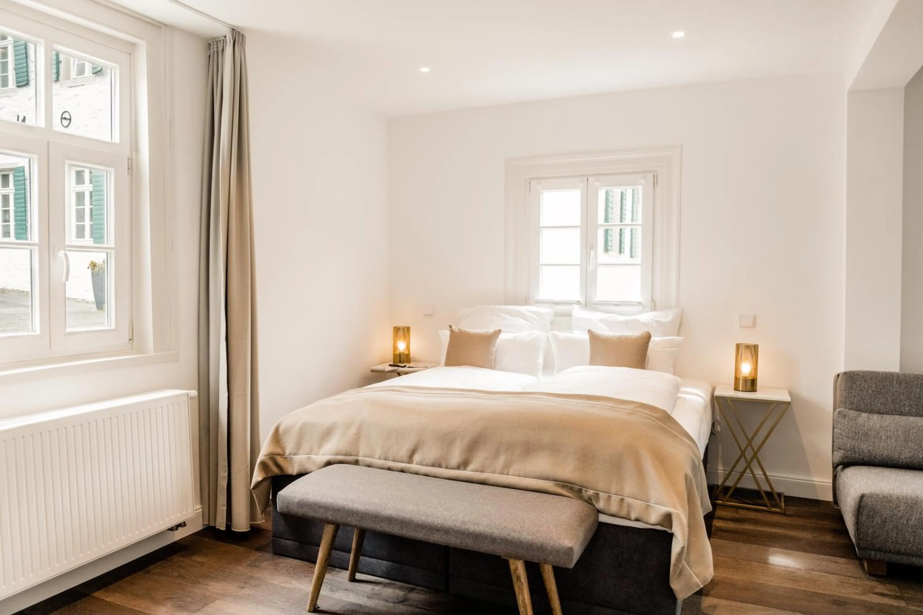 Bed in Hotel Gut Landscheid