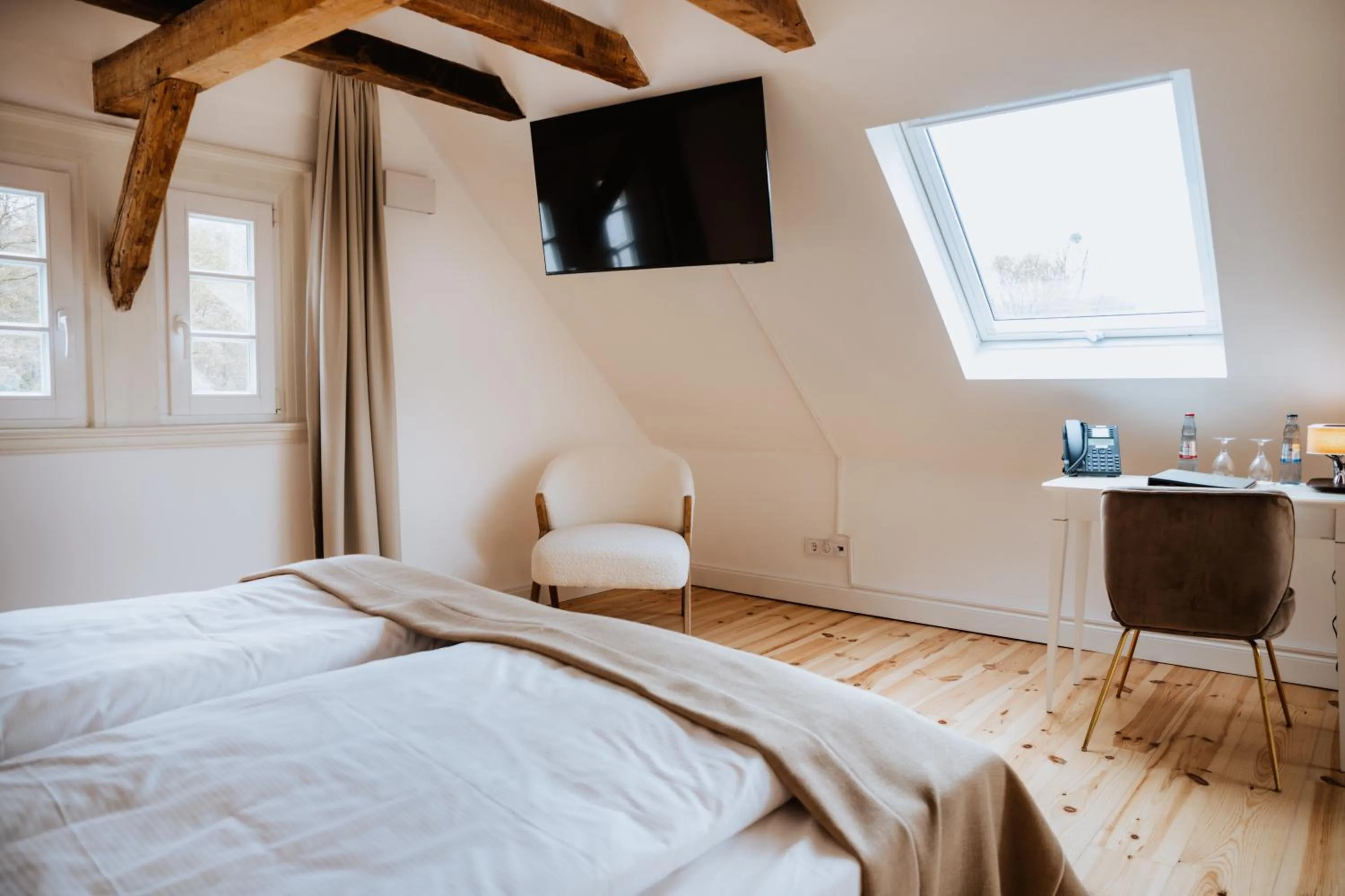 Bed in Hotel Gut Landscheid