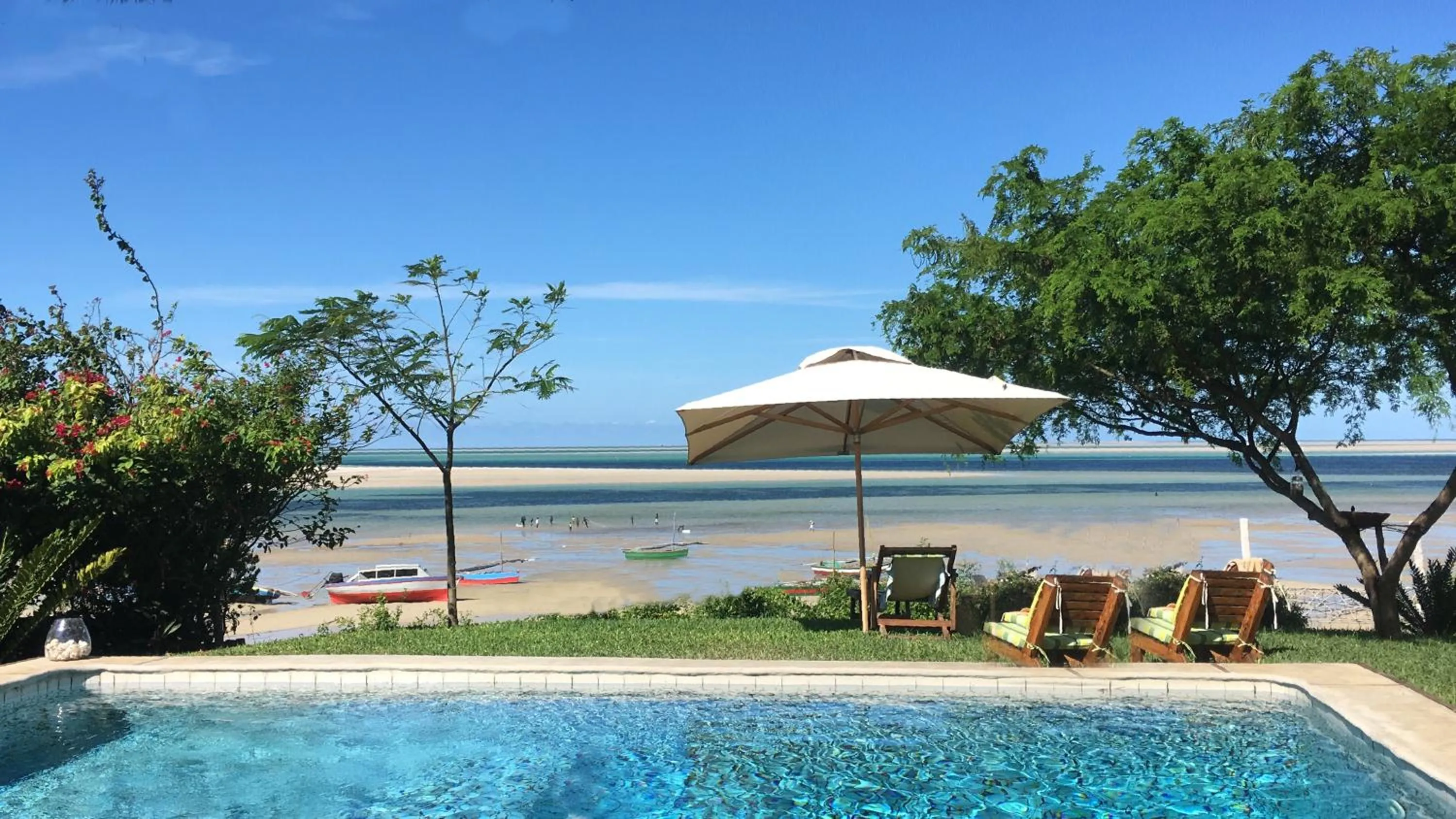 Pool view in Casa Babi