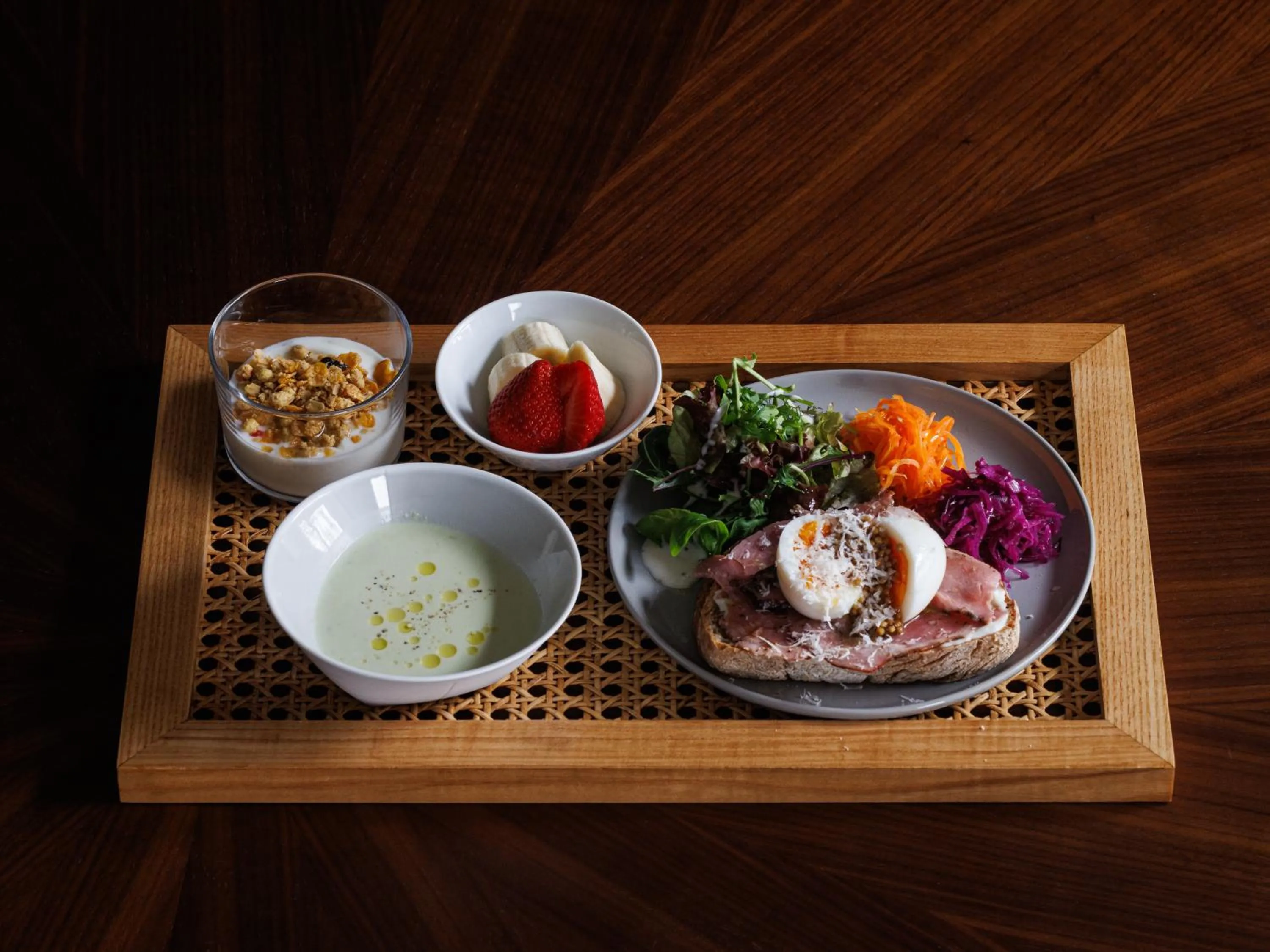 Breakfast in NOT A HOTEL FUKUOKA