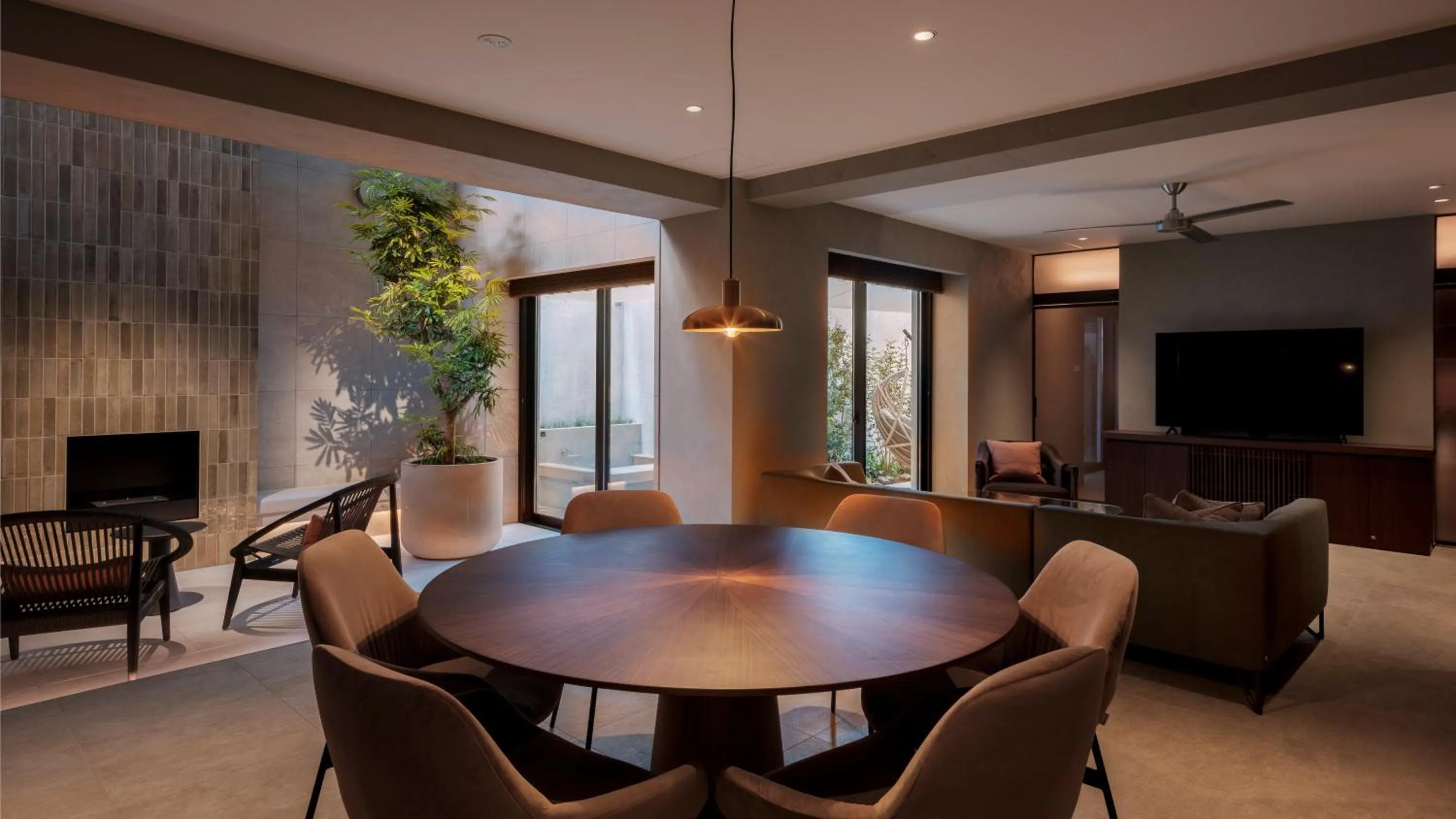 Dining area in NOT A HOTEL FUKUOKA