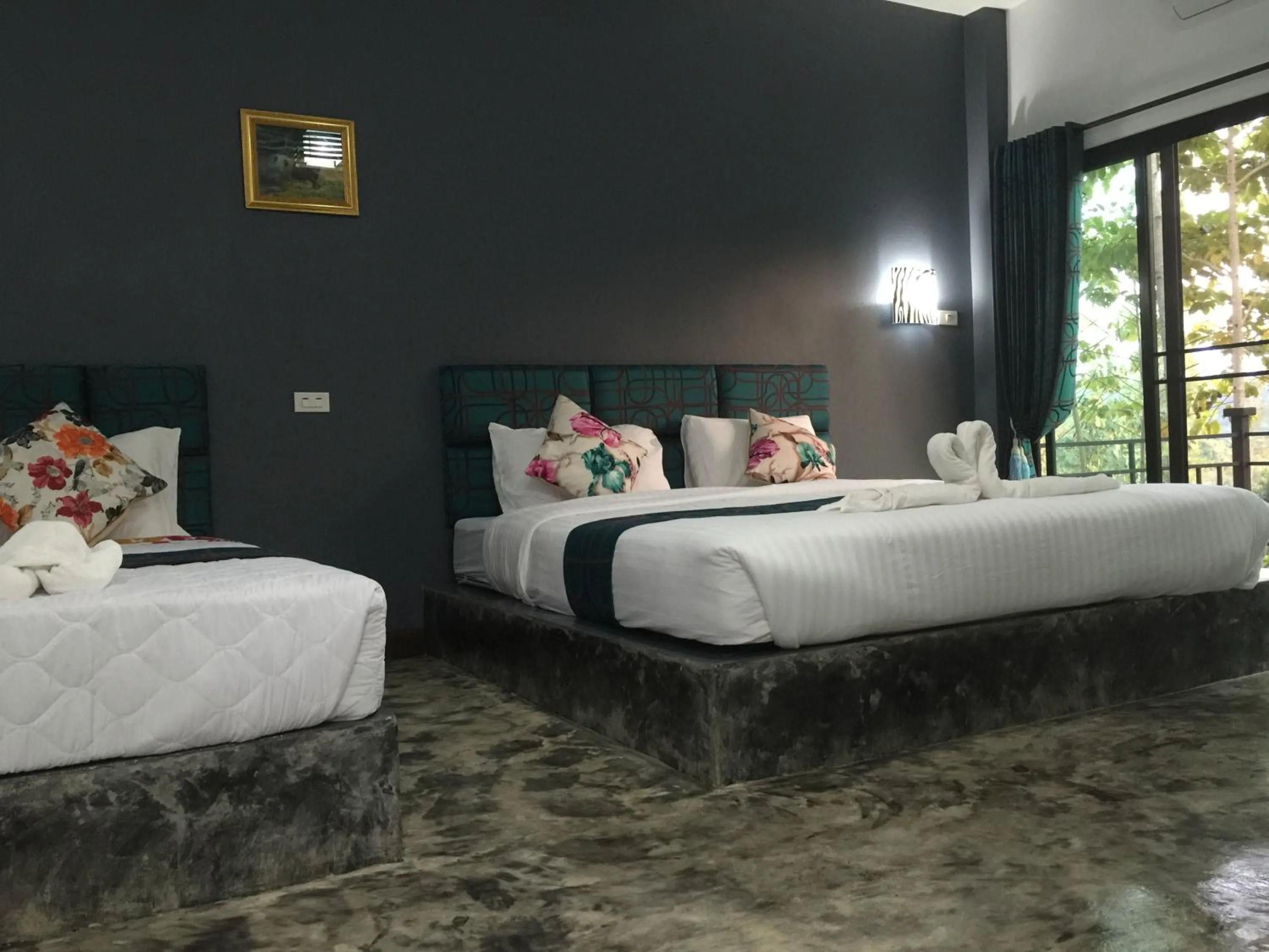 Property building, Bed in Baan Rai Phufah Resort Chiangrai