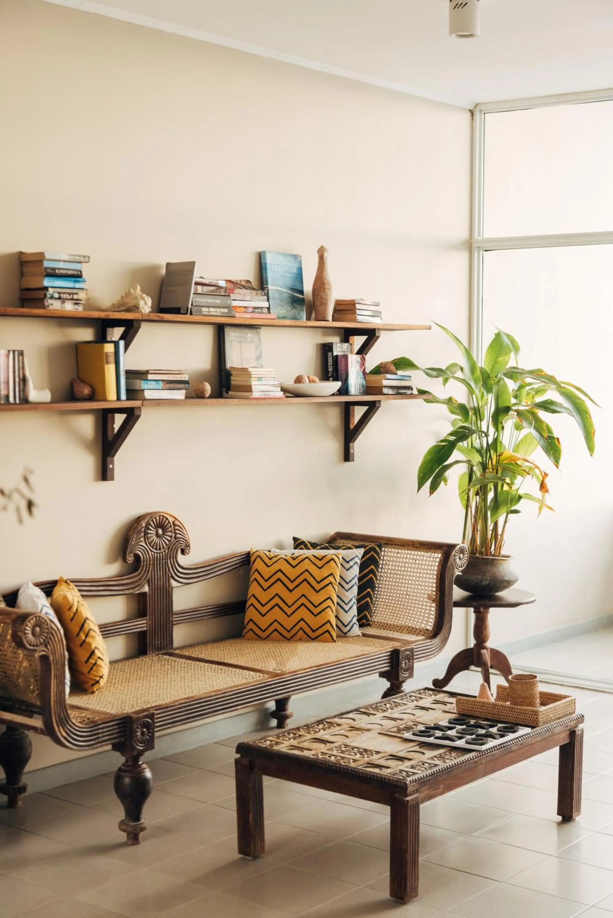 Library in Neevana Hotel Hikkaduwa
