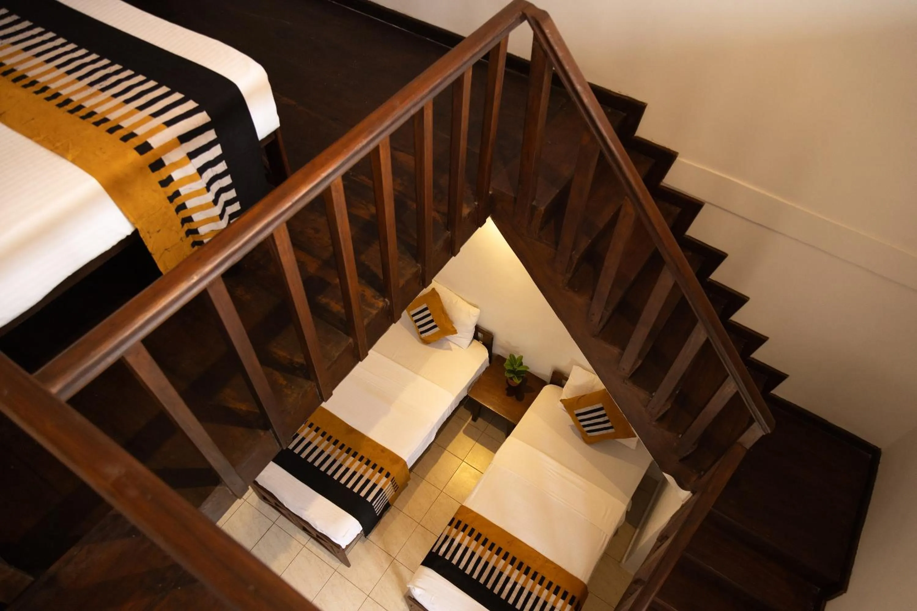 Bed in Neevana Hotel Hikkaduwa