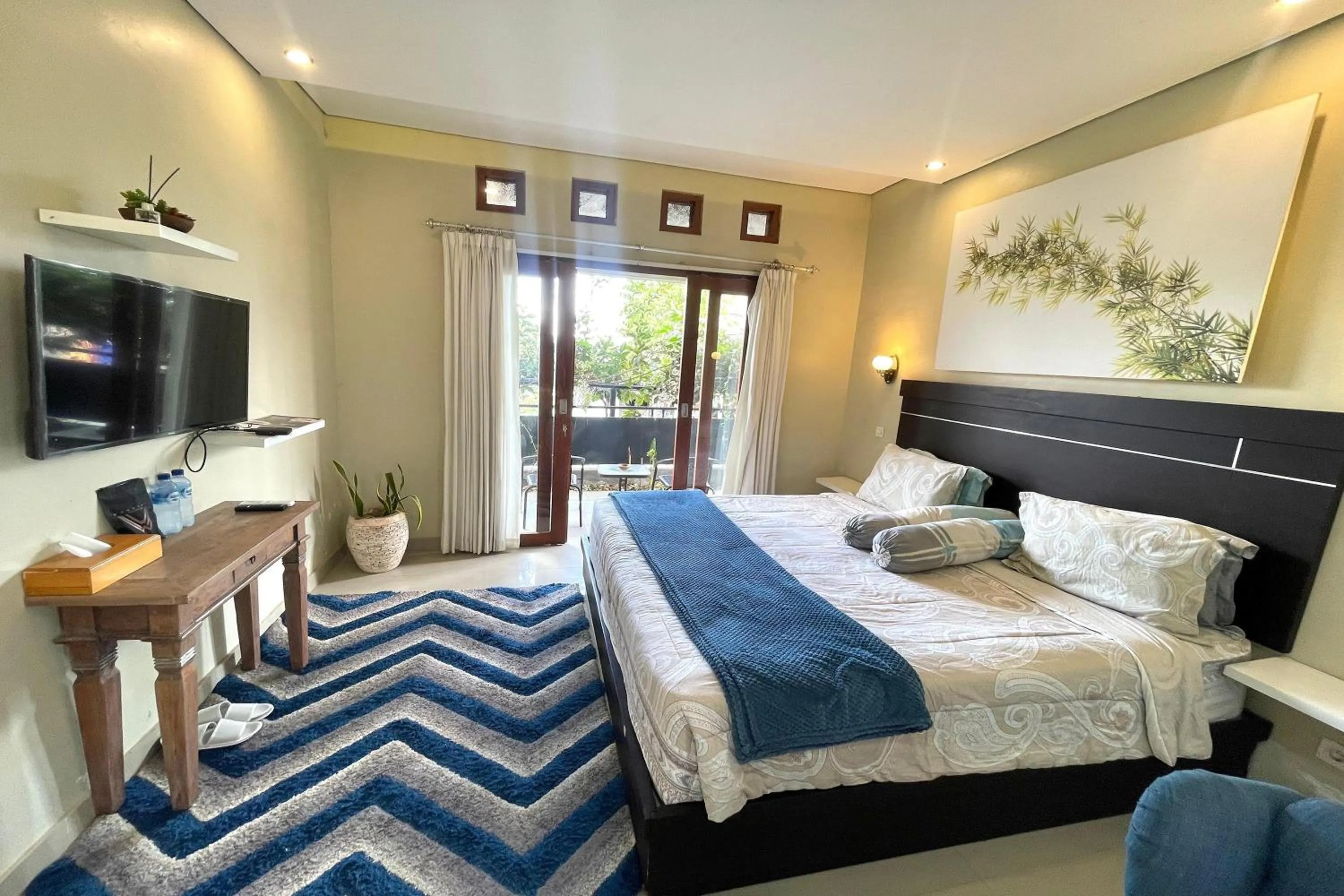 Bed in Double U Camp and Villa