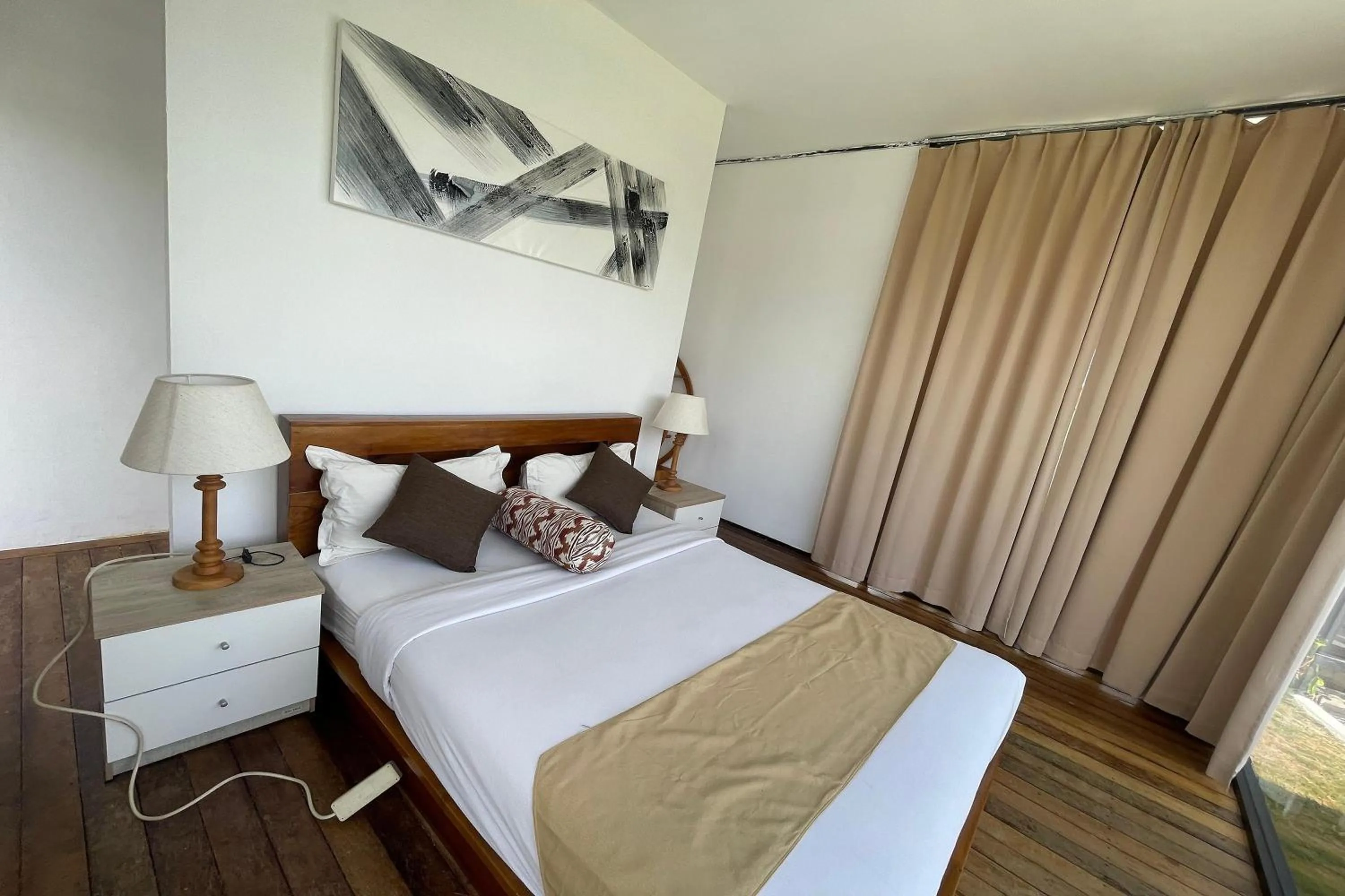 Bed in Double U Camp and Villa