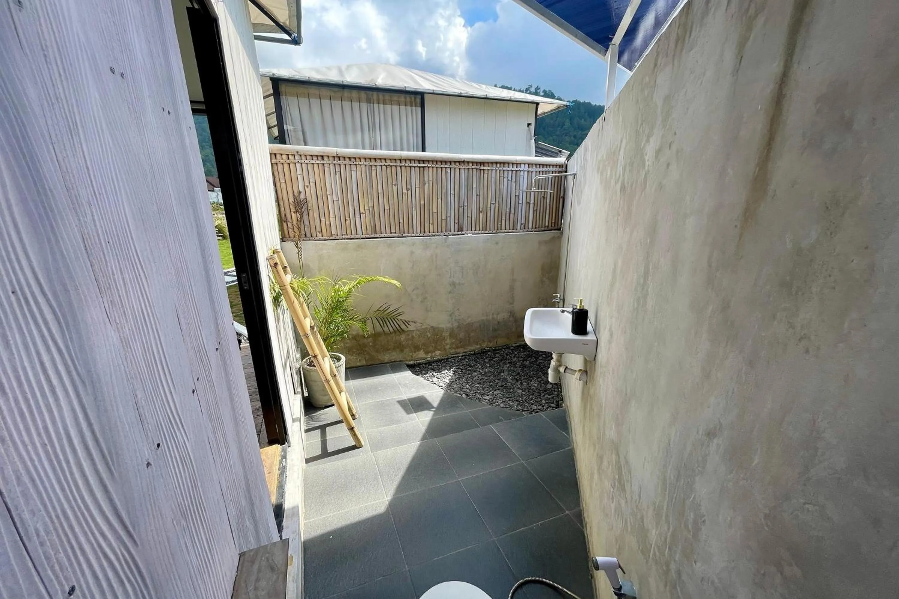 Patio in Double U Camp and Villa