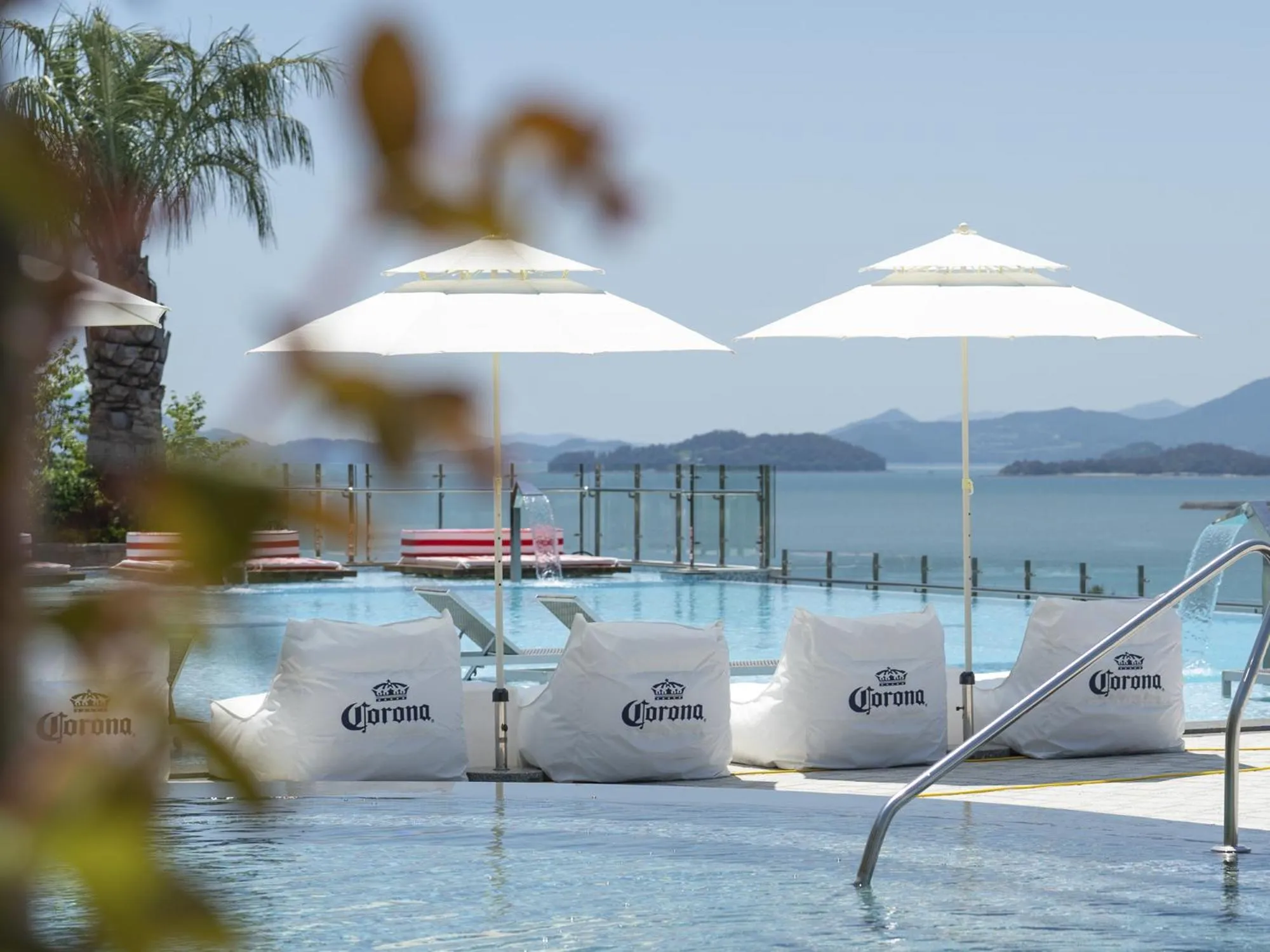 Pool view in Yeosu Calacatta Hotel & Resort
