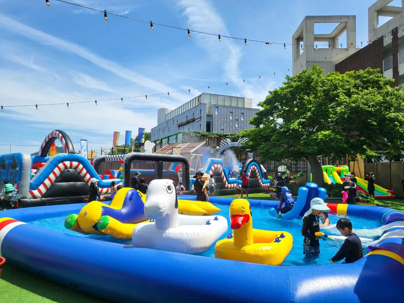 Pool view in Yeosu Calacatta Hotel & Resort